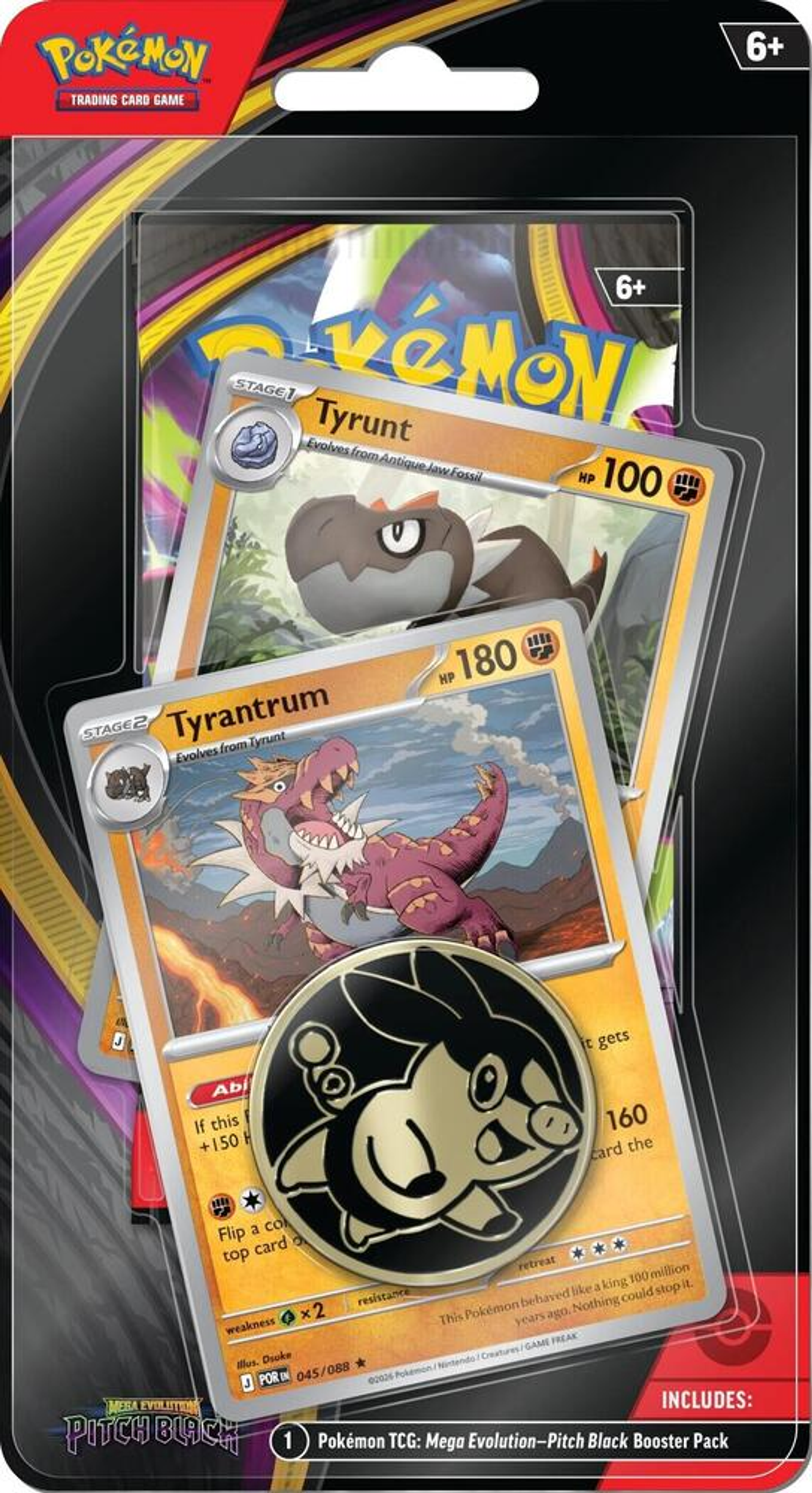 Product image for Pitch Black Premium Checklane Blister [Tyrunt, Tyrantrum] (Target Exclusive)