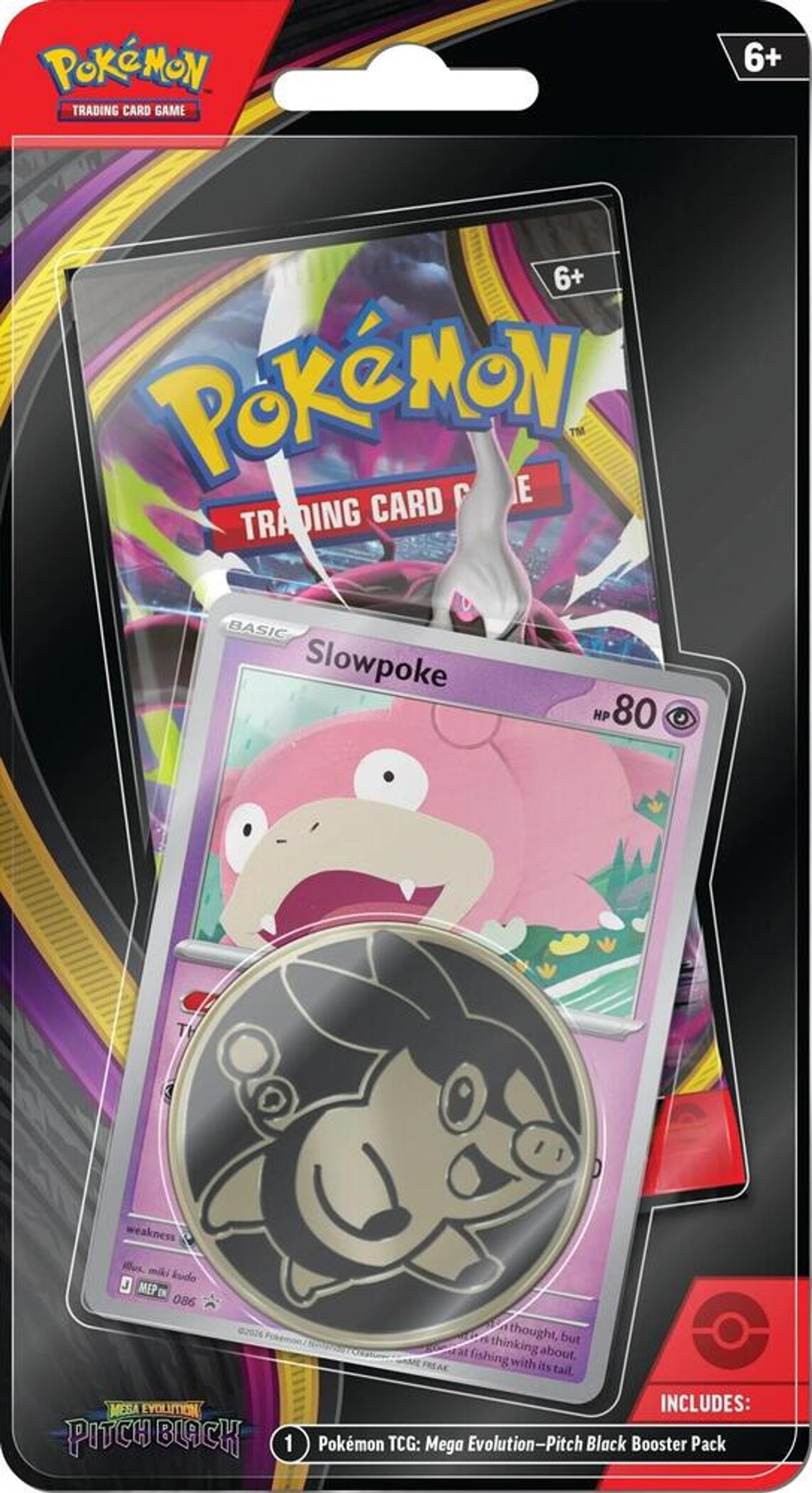 Product image for Pitch Black Single Pack Blister [Slowpoke]