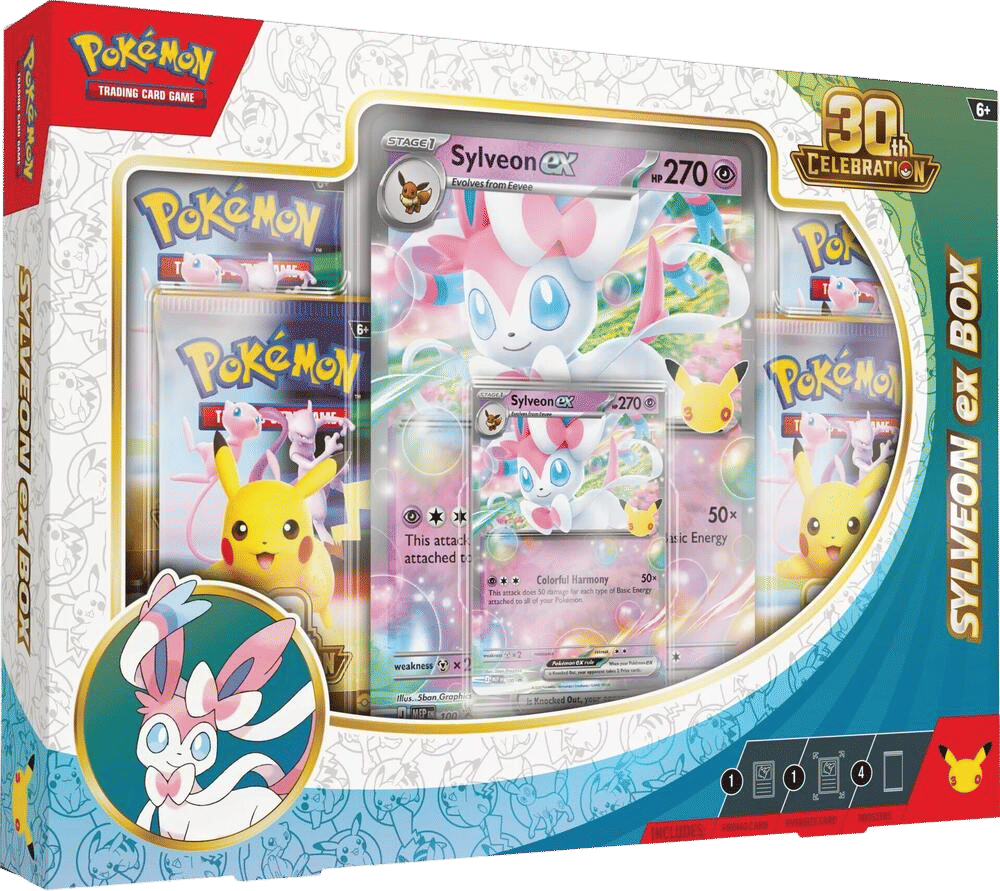 30th Celebration Sylveon ex Box — ME: 30th Celebration — Pokemon