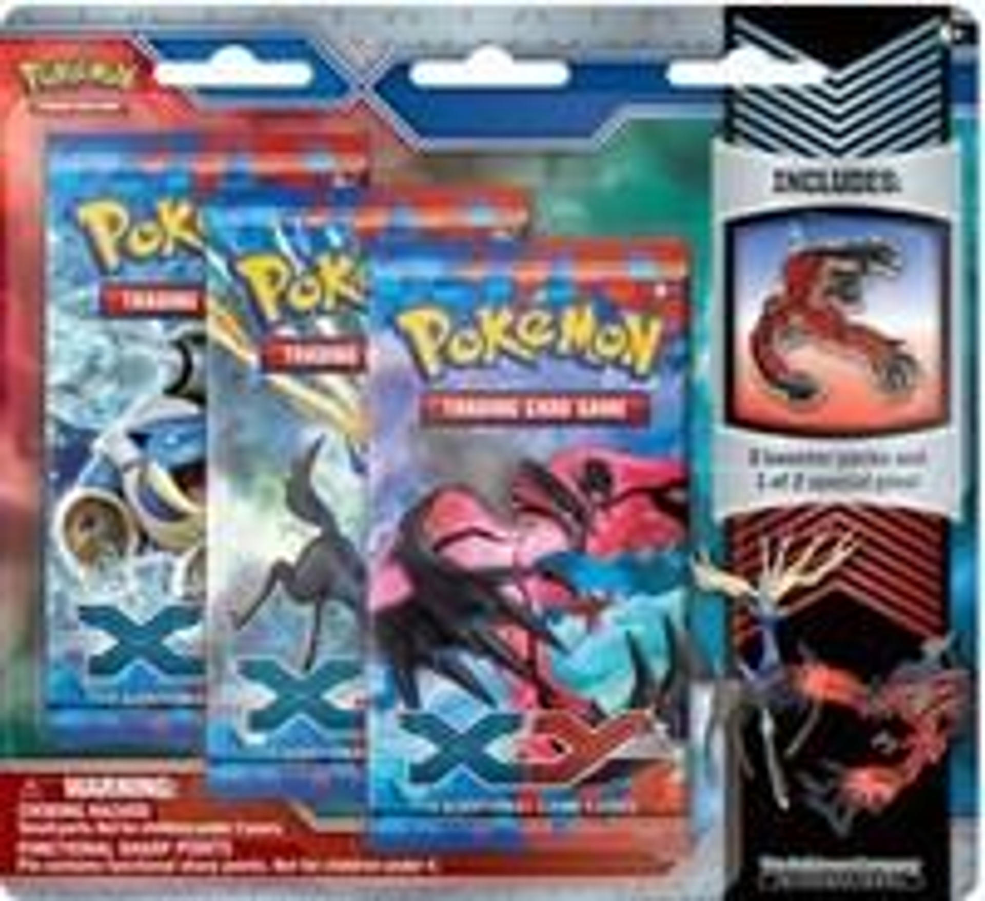 Product image for XY Collector Pin 3 Pack Blisters [Yveltal]