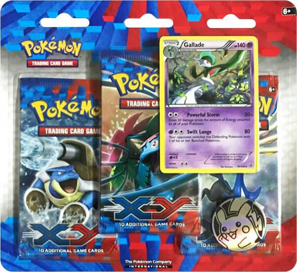 XY 3 Pack Blister [Gallade] — XY Base Set — Pokemon
