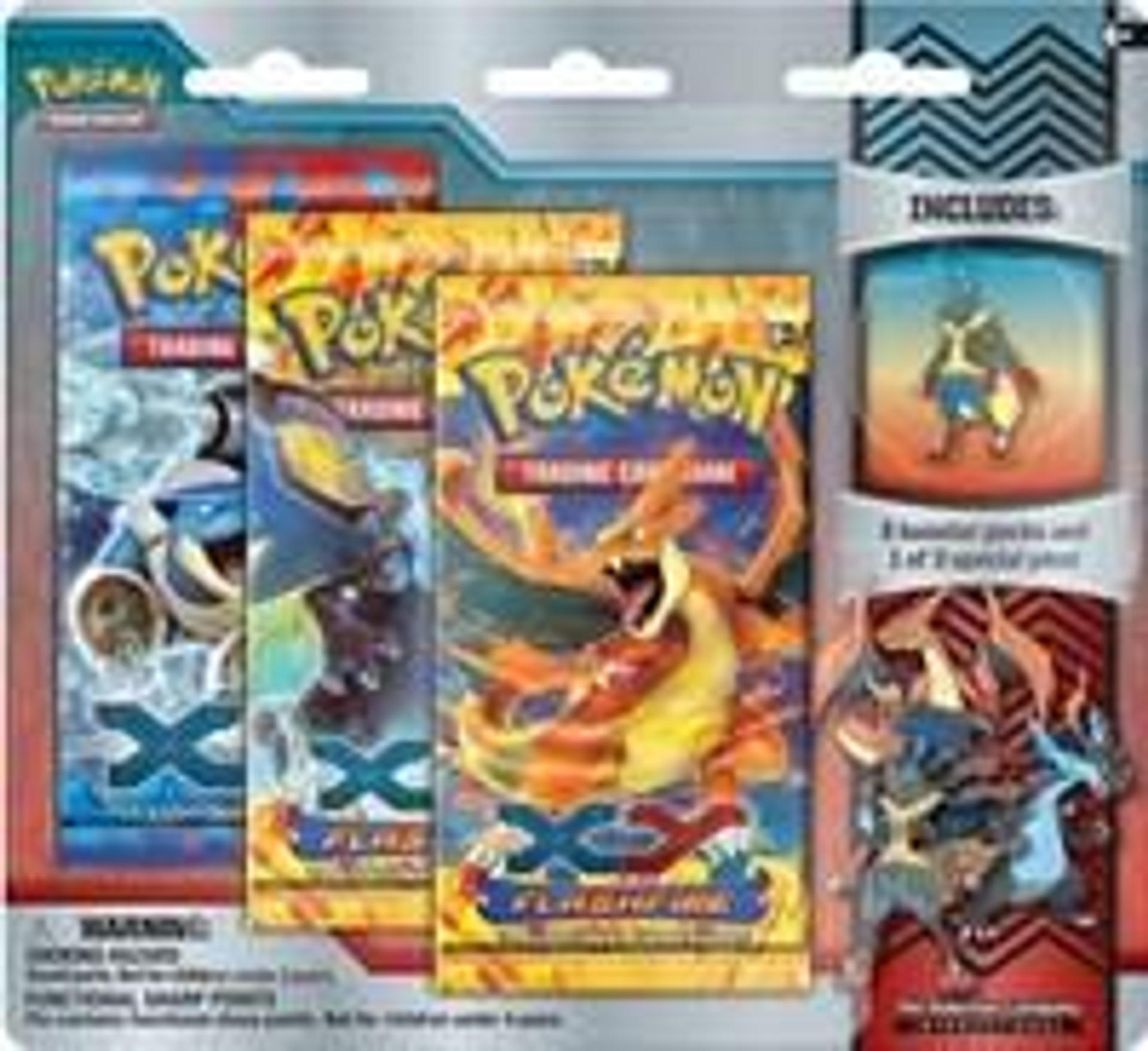 Product image for Flashfire Collector Pin 3 Pack Blister [Mega Lucario]