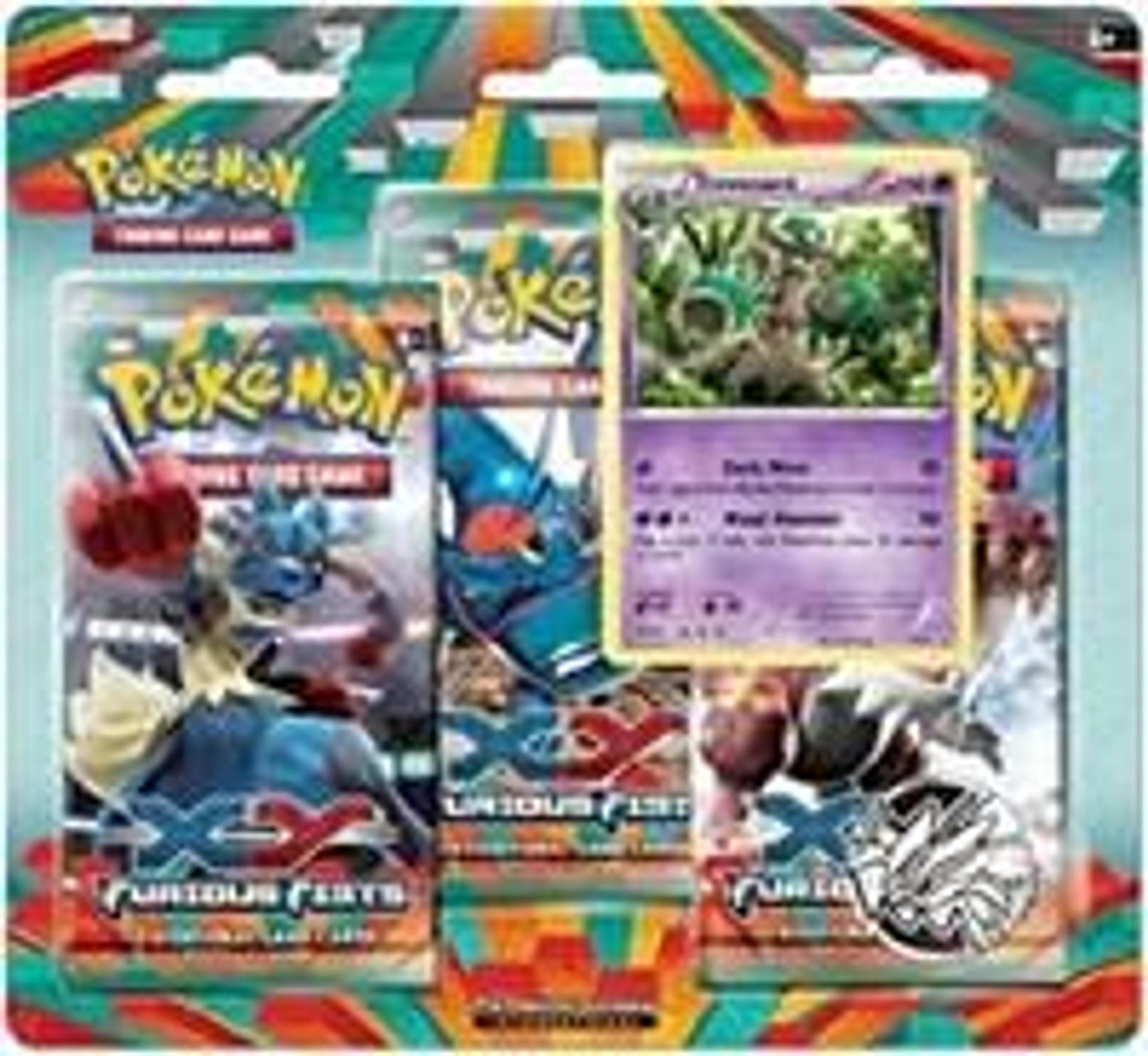 Product image for Furious Fists 3 Pack Blister [Trevenant]