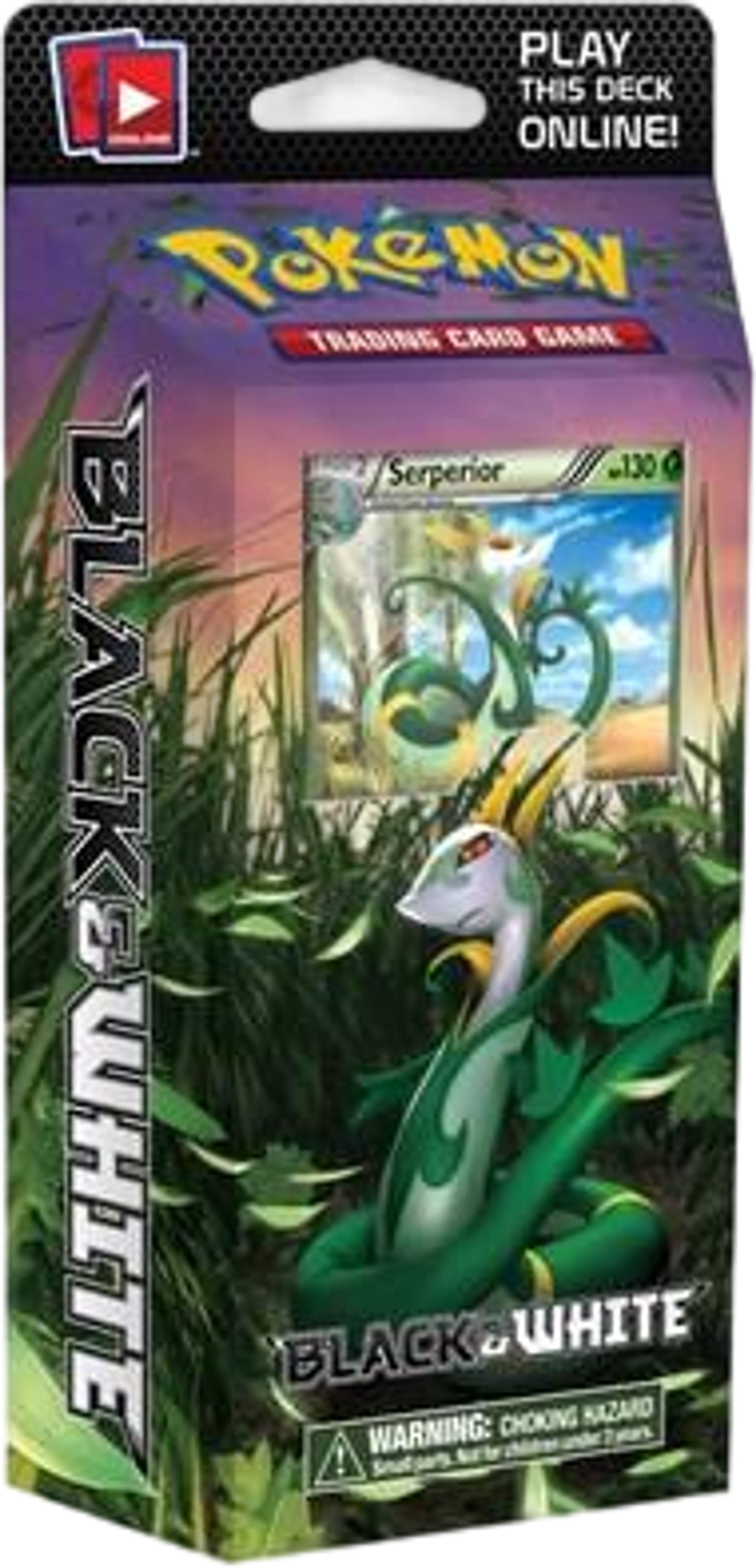 Product image for Black & White Theme Deck - "Green Tornado" [Serperior]