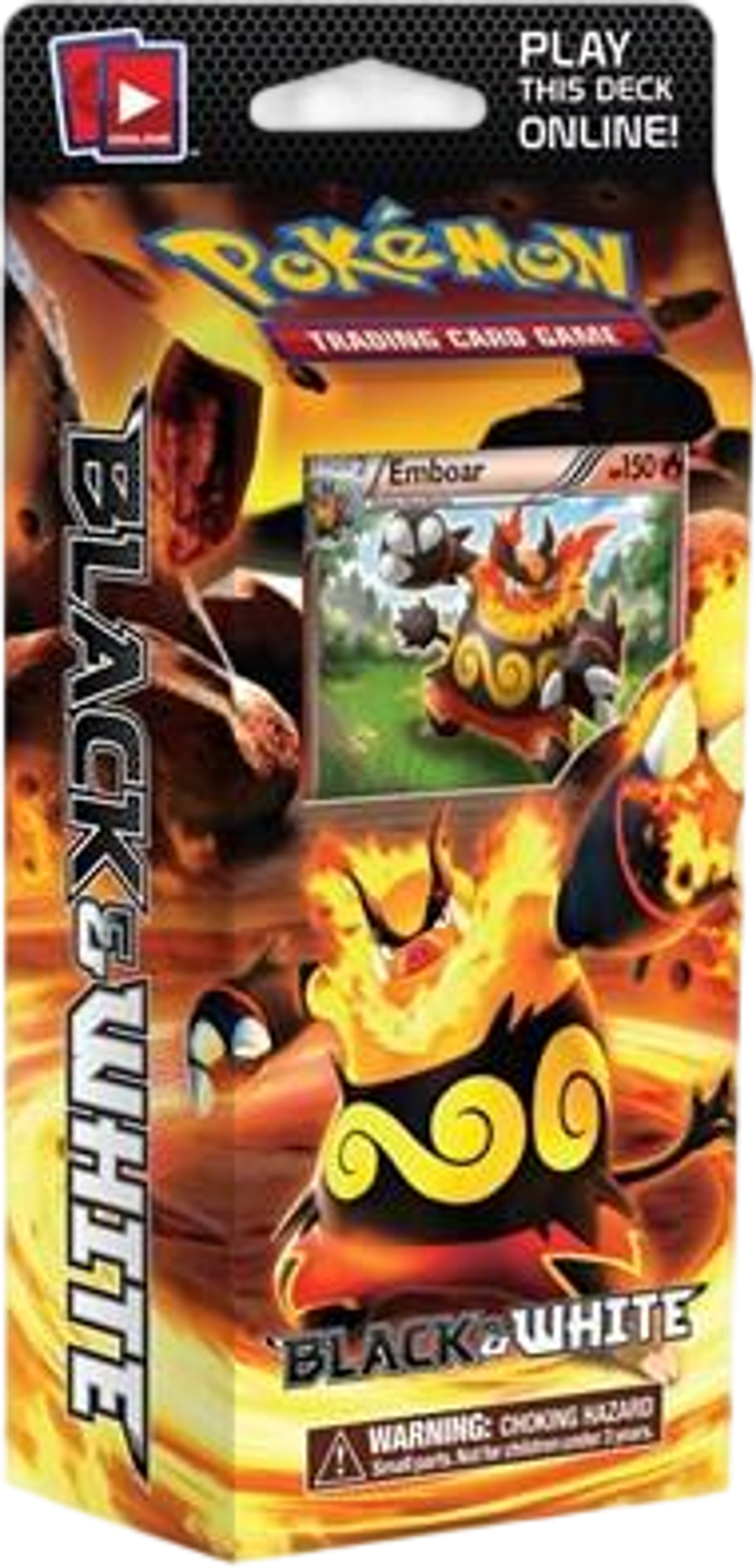 Product image for Black & White Theme Deck - "Red Frenzy" [Emboar]