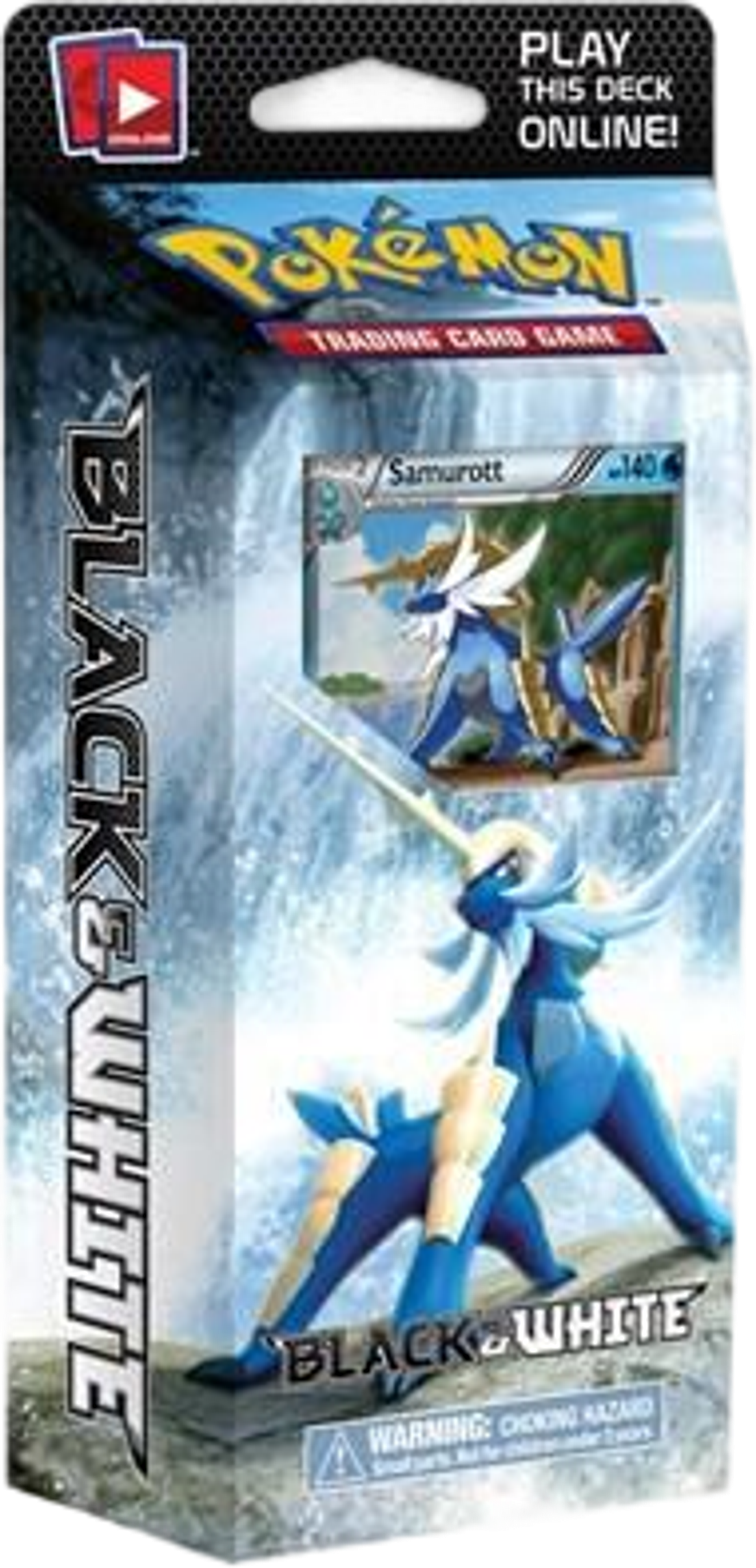 Product image for Black & White Theme Deck - "Blue Assault" [Samurott]