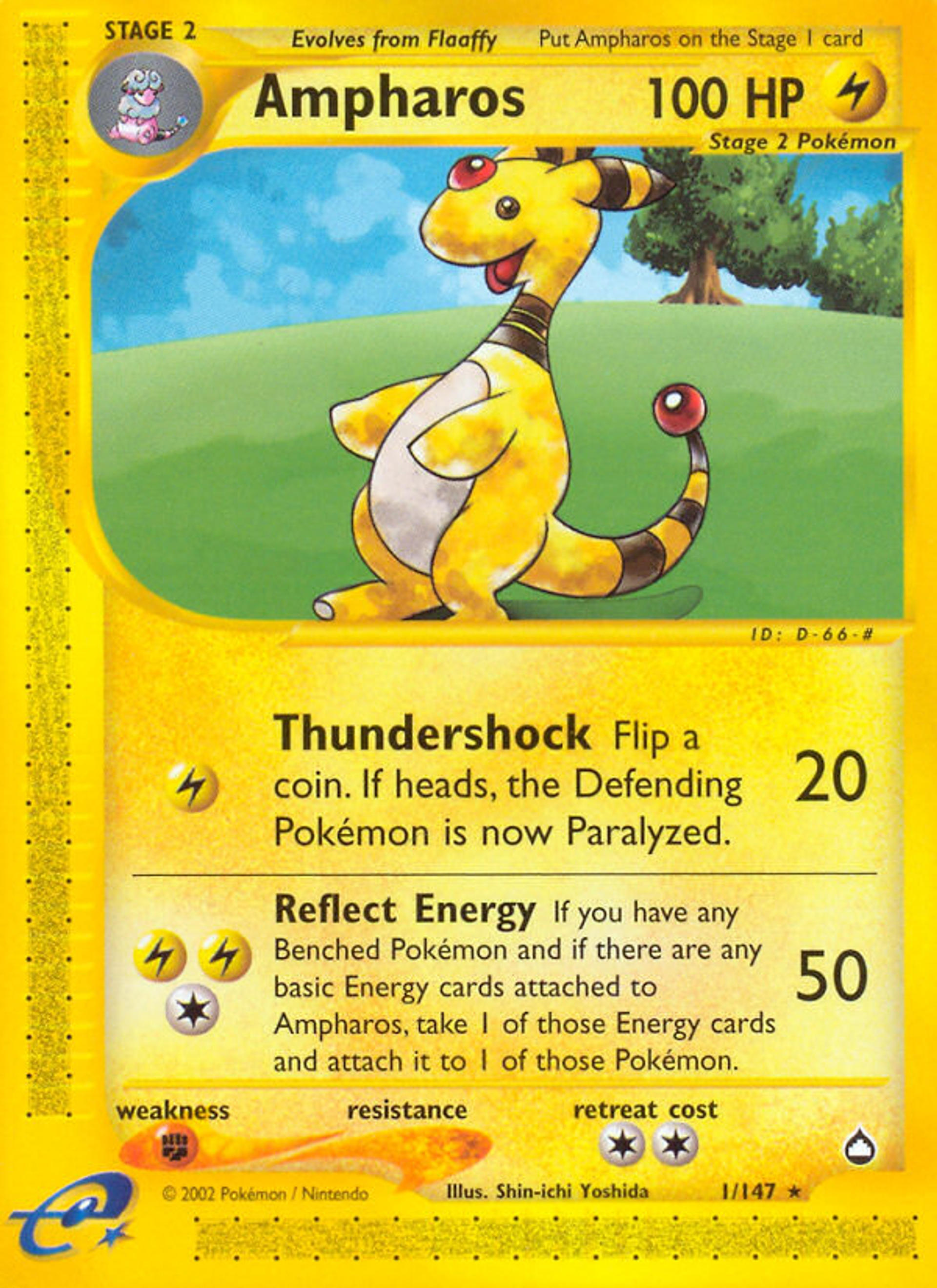 Ampharos — Aquapolis — Pokemon
