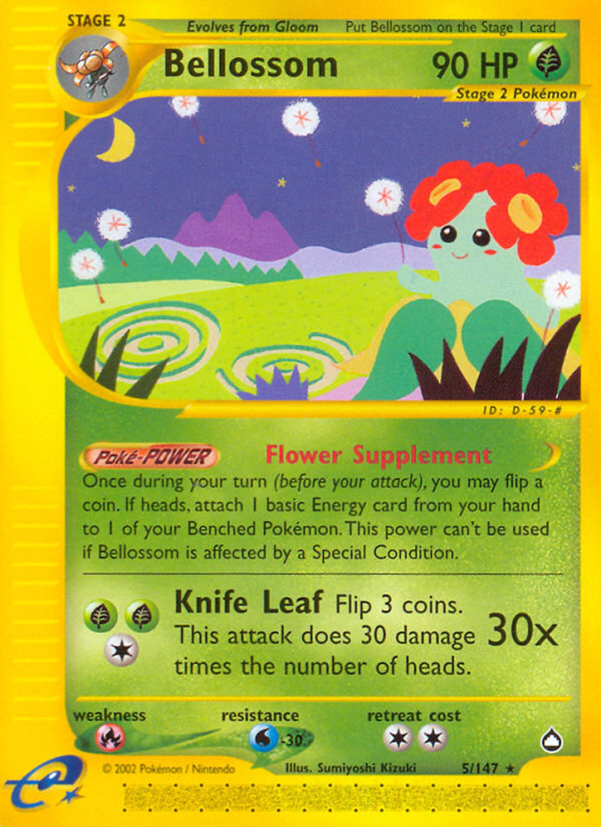 Bellossom — Aquapolis — Pokemon