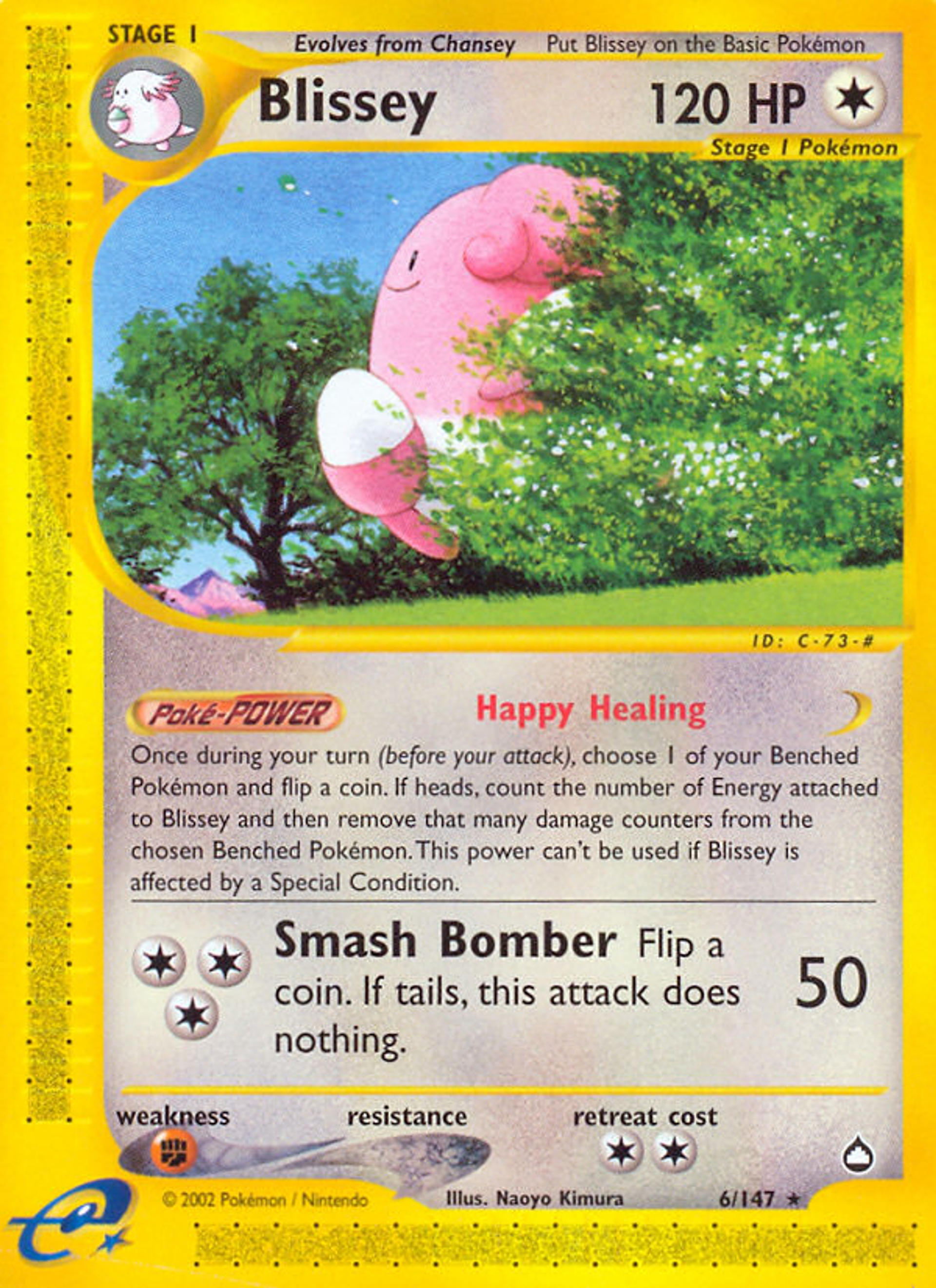 Blissey — Aquapolis — Pokemon
