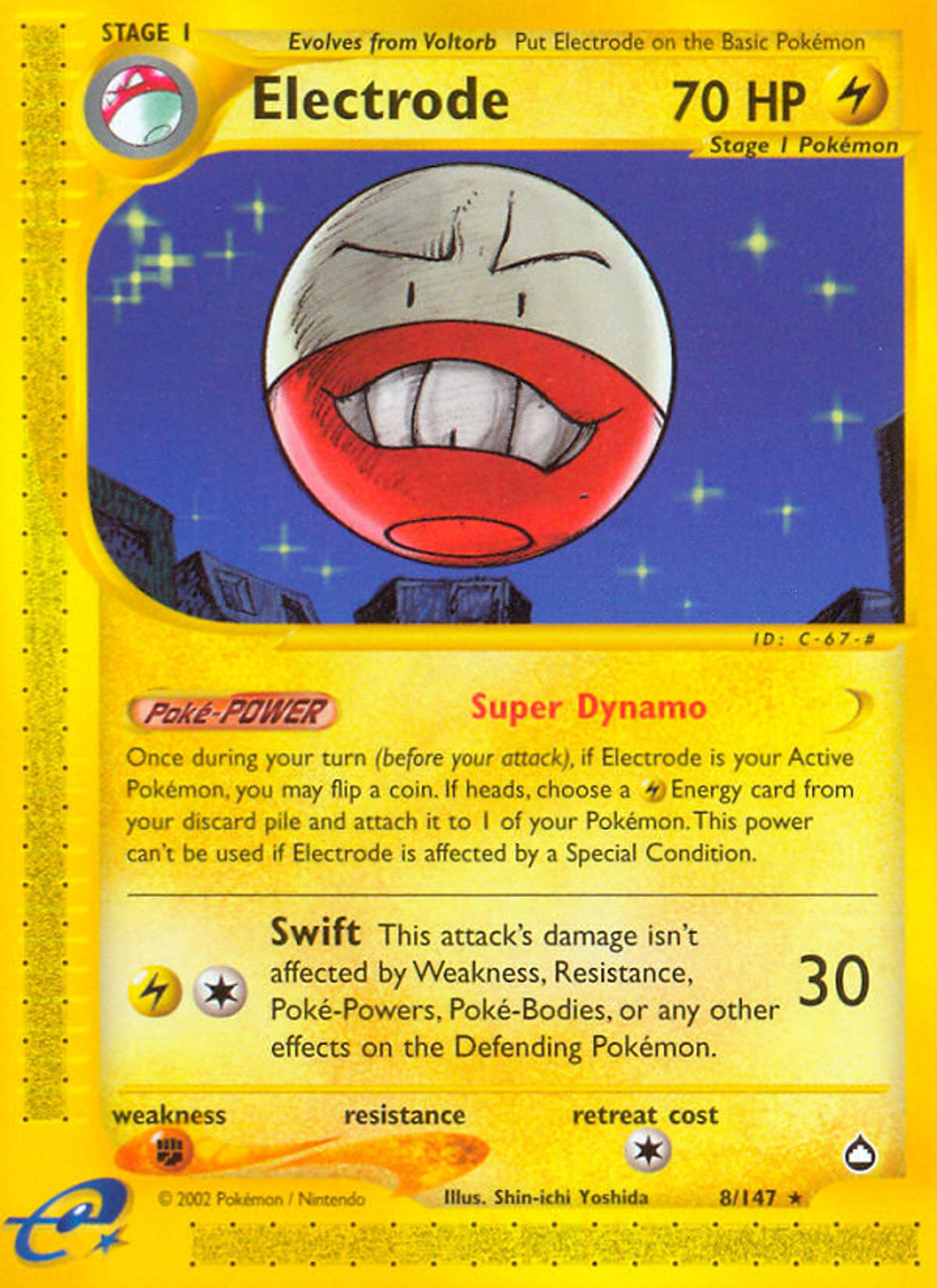 Electrode — Aquapolis — Pokemon