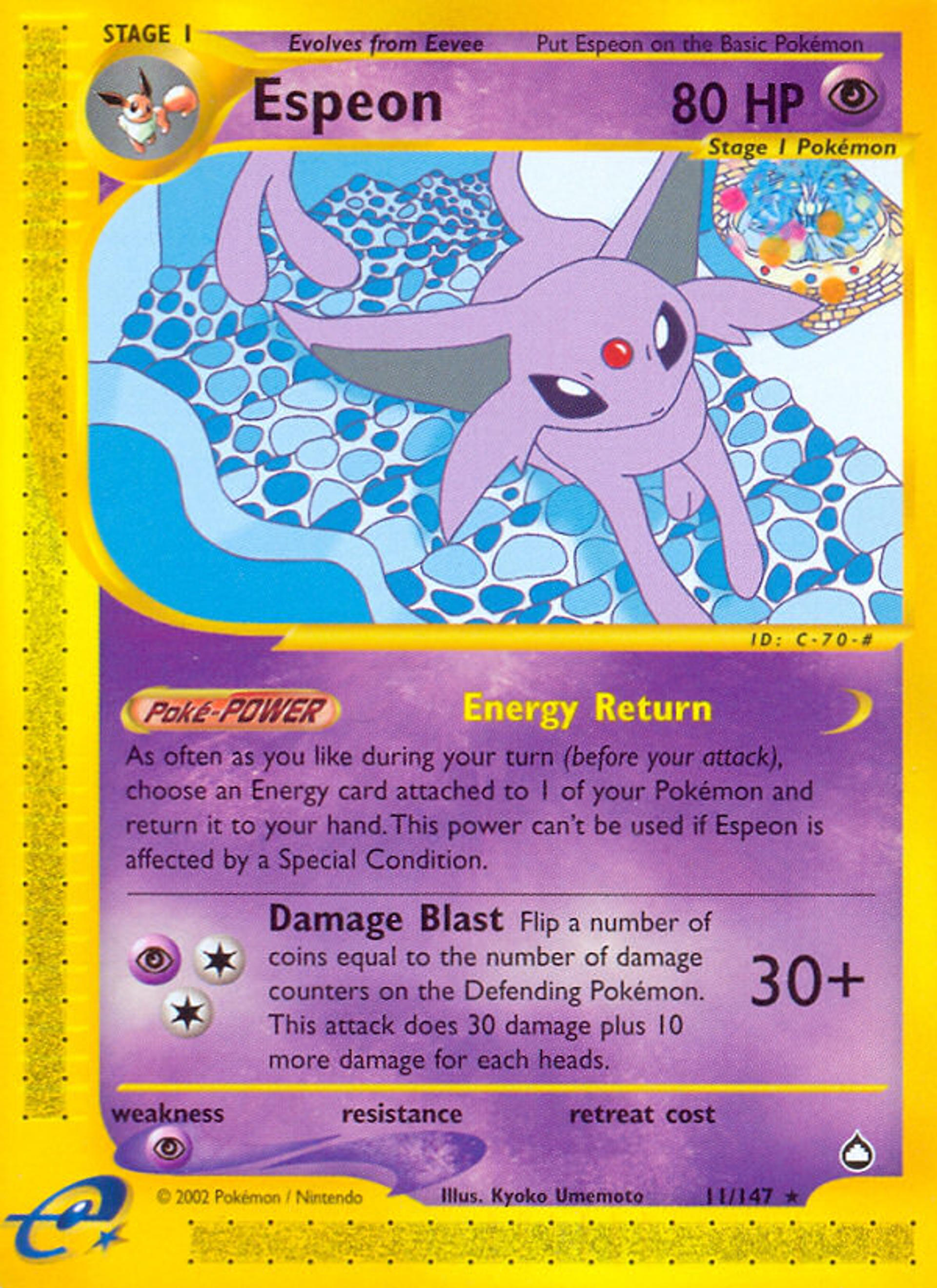 Espeon — Aquapolis — Pokémon