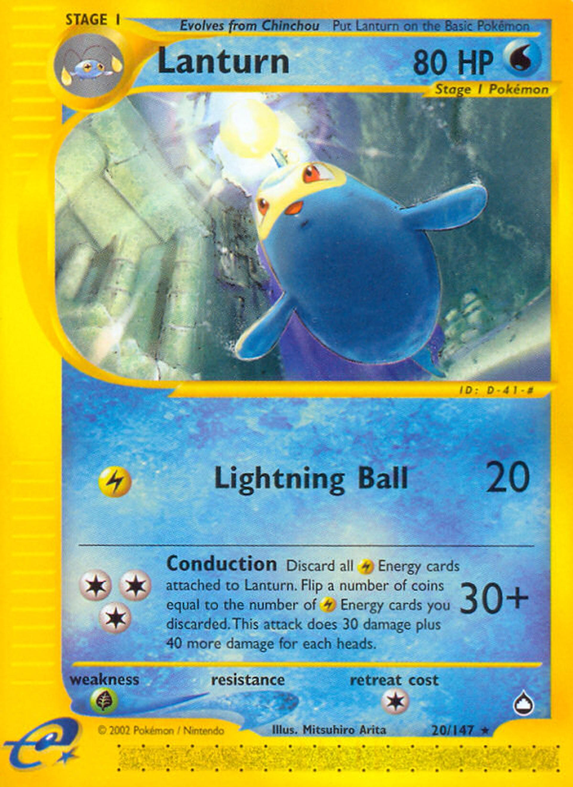 Lanturn — Aquapolis — Pokemon