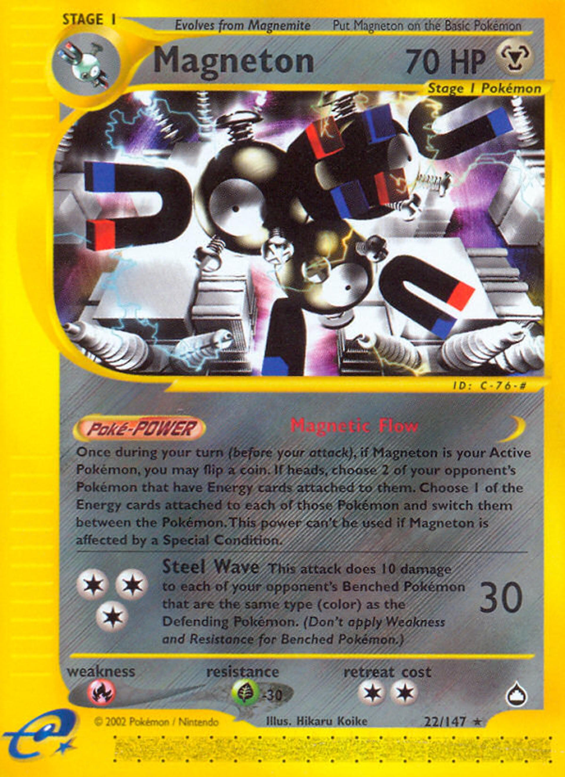 Magneton — Aquapolis — Pokemon