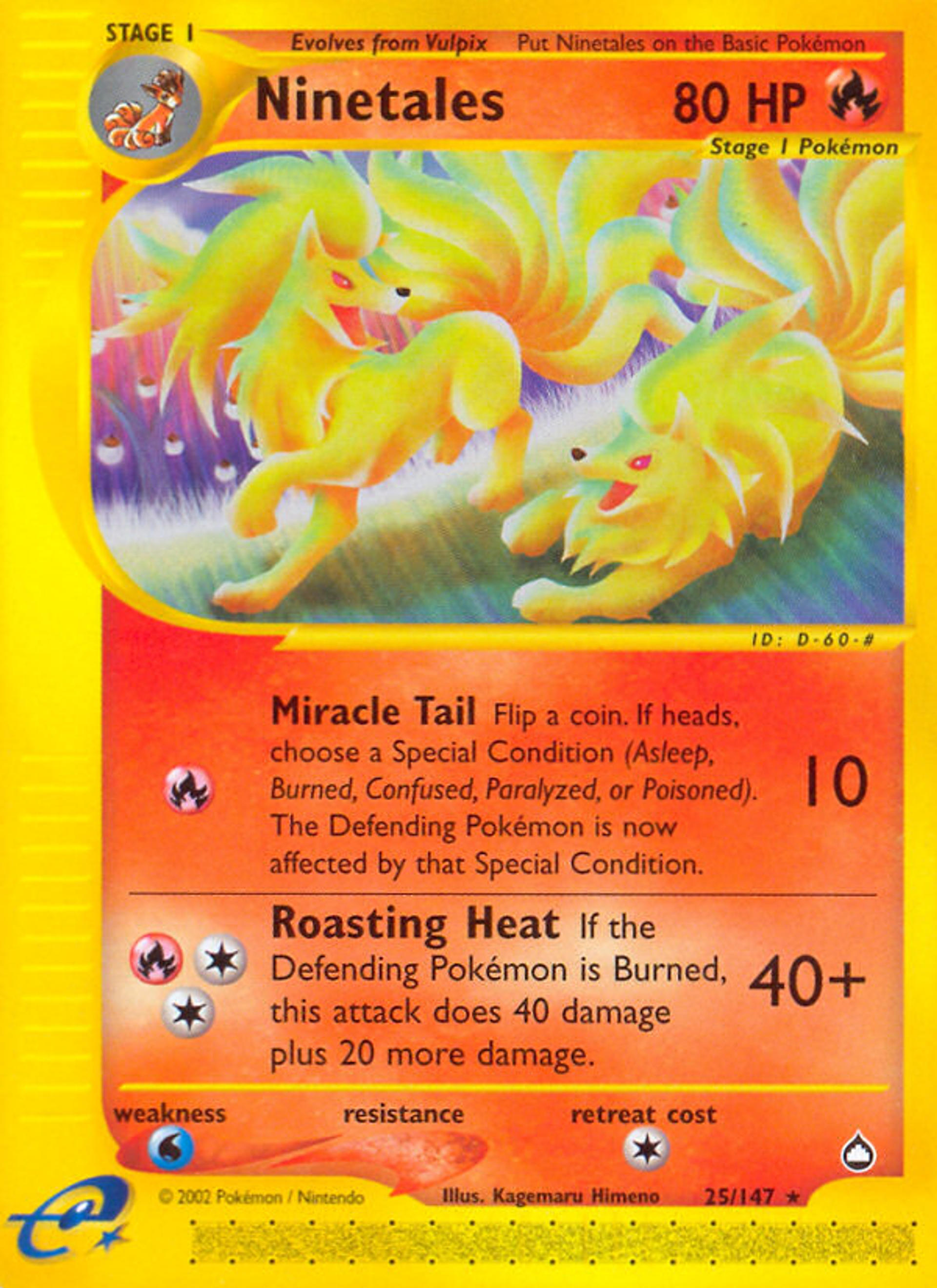 Ninetales — Aquapolis — Pokémon