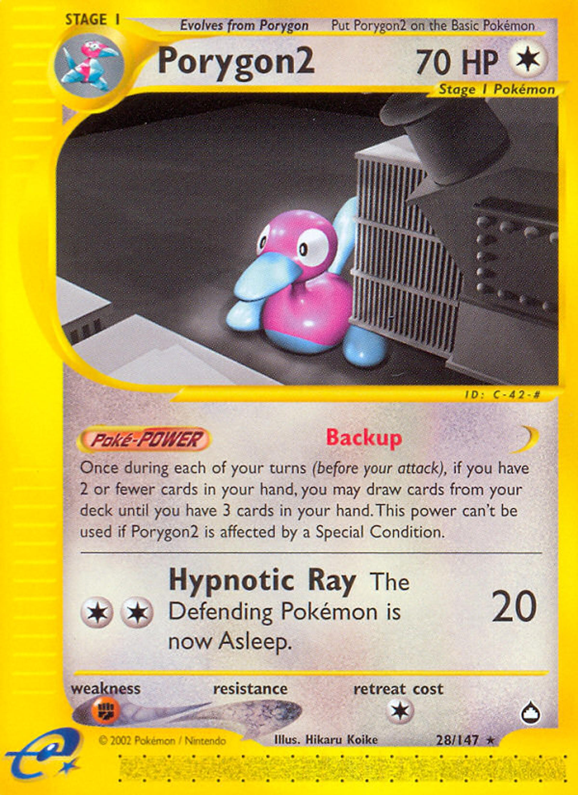 Porygon2 — Aquapolis — Pokémon