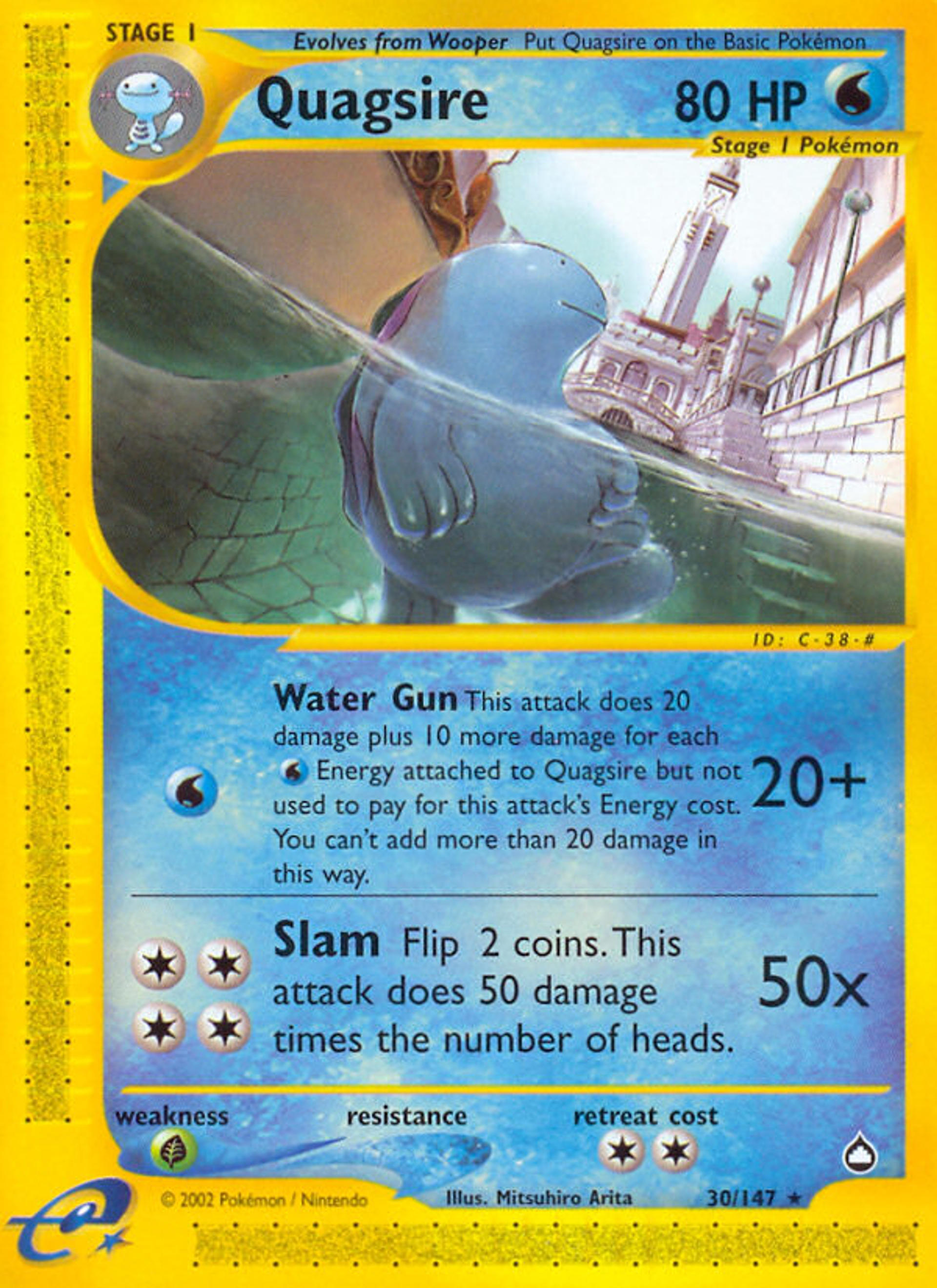 Quagsire — Aquapolis — Pokemon