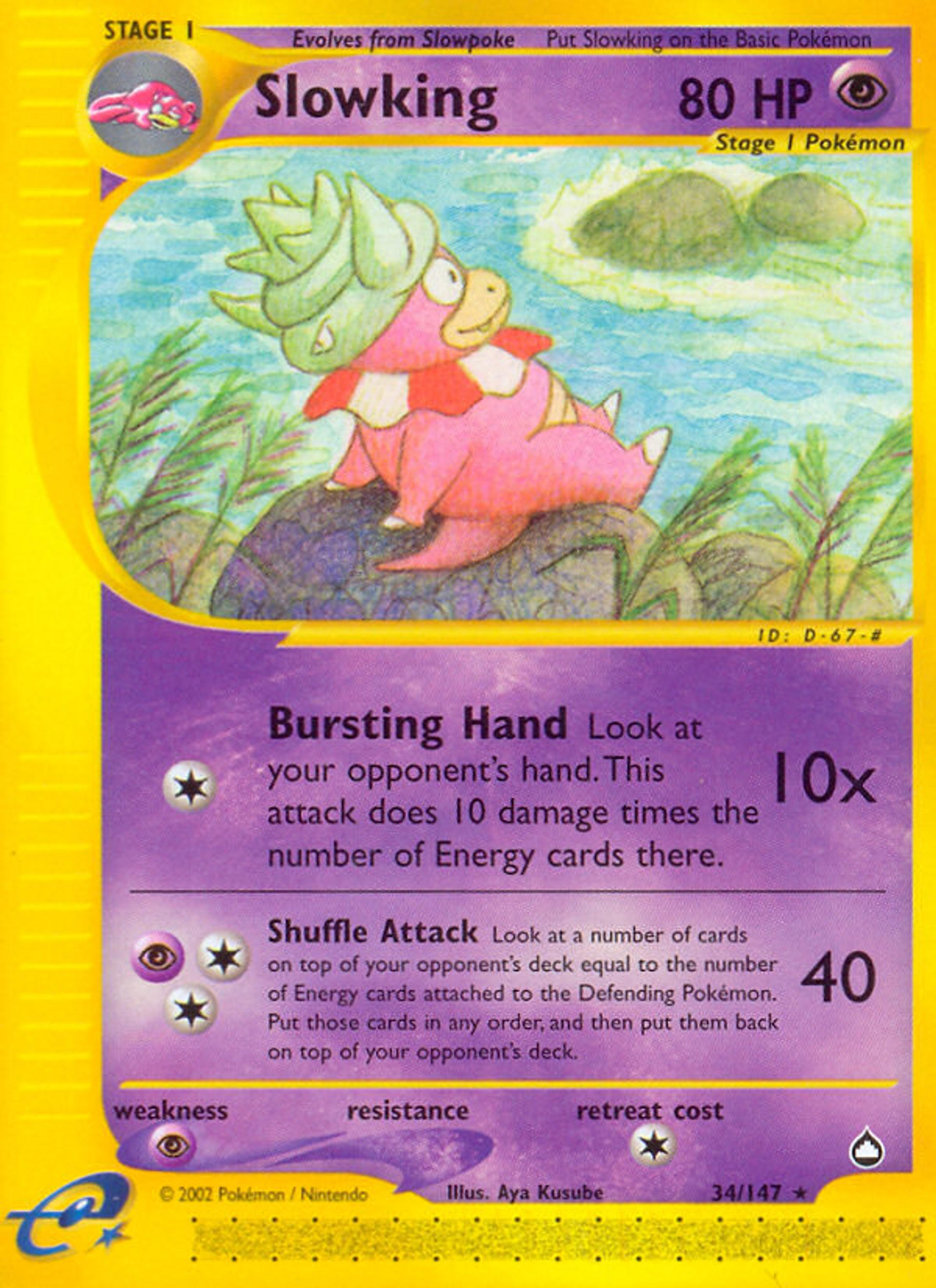 Slowking — Aquapolis — Pokémon