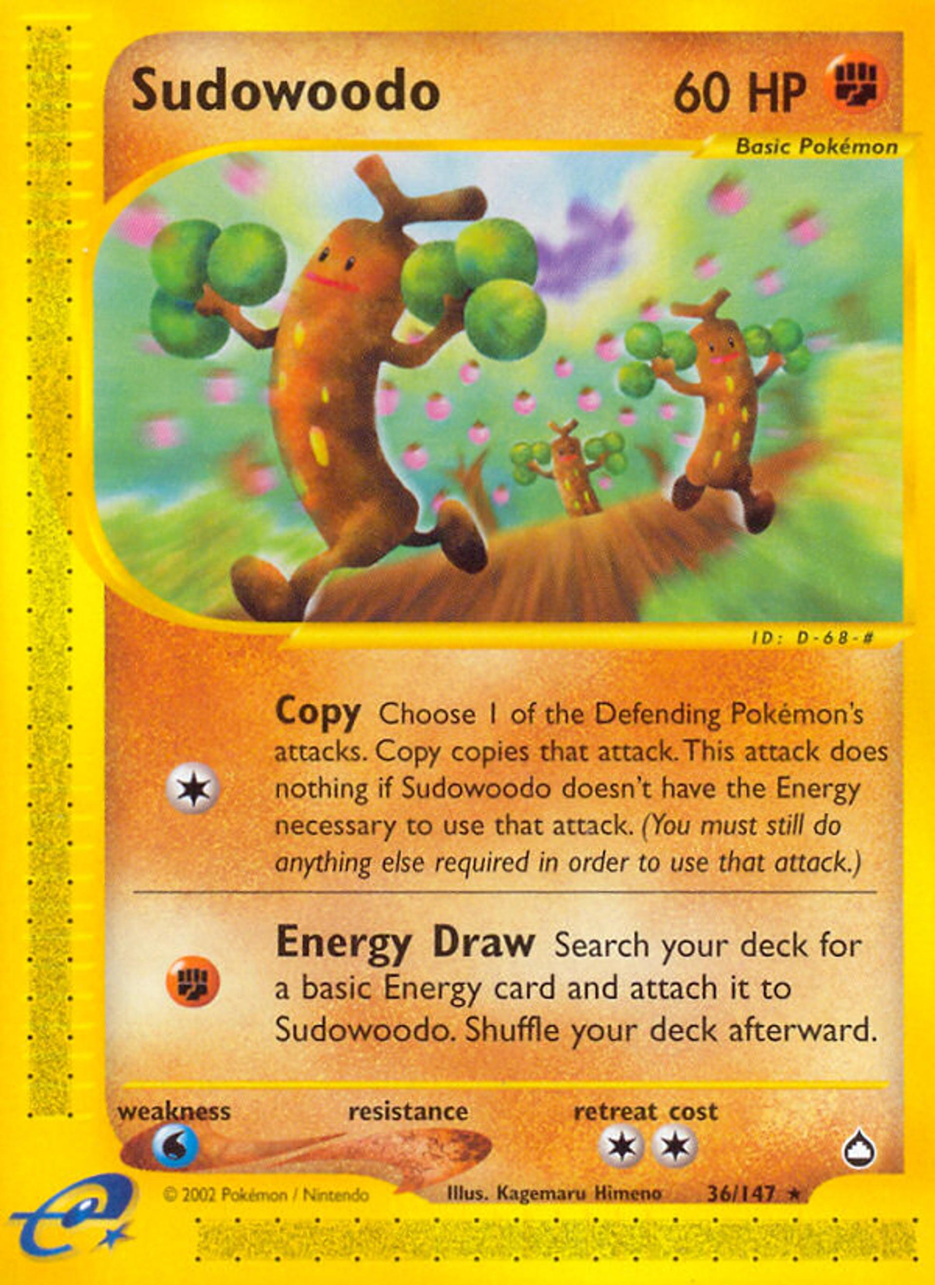 Sudowoodo — Aquapolis — Pokemon