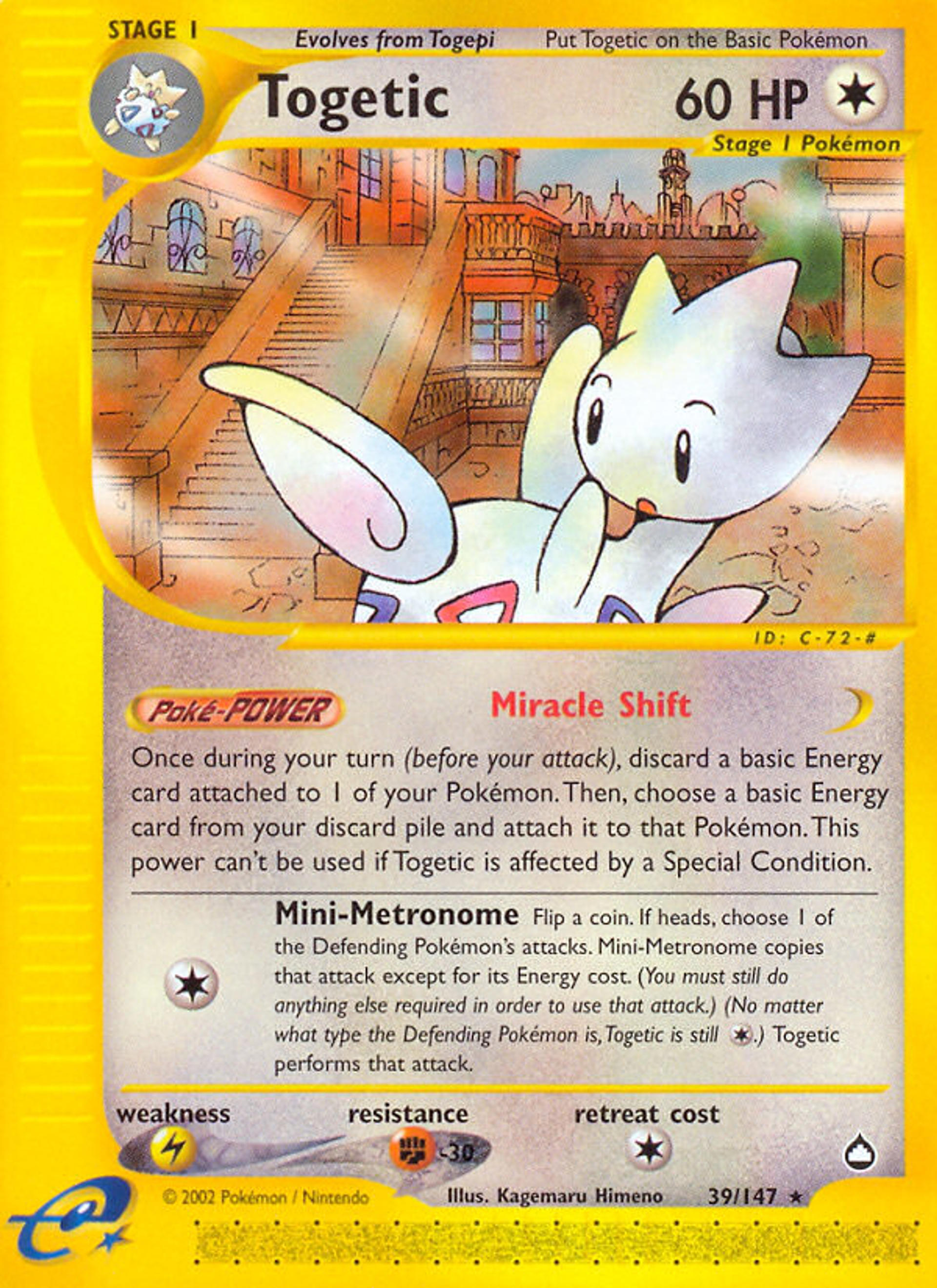 Togetic — Aquapolis — Pokemon