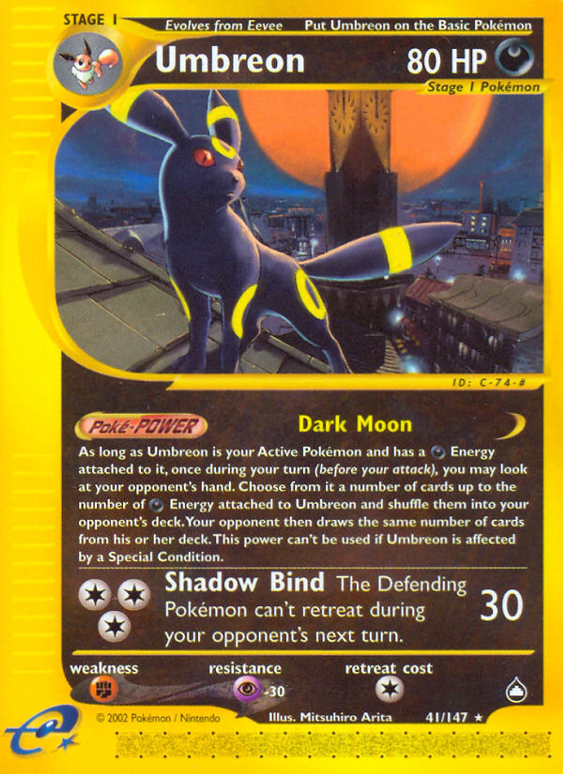 Umbreon — Aquapolis — Pokemon