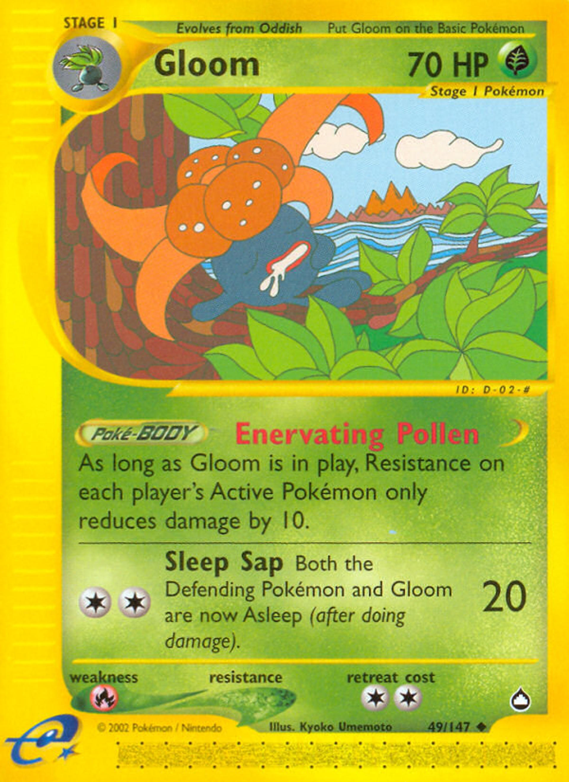 Gloom — Aquapolis — Pokemon