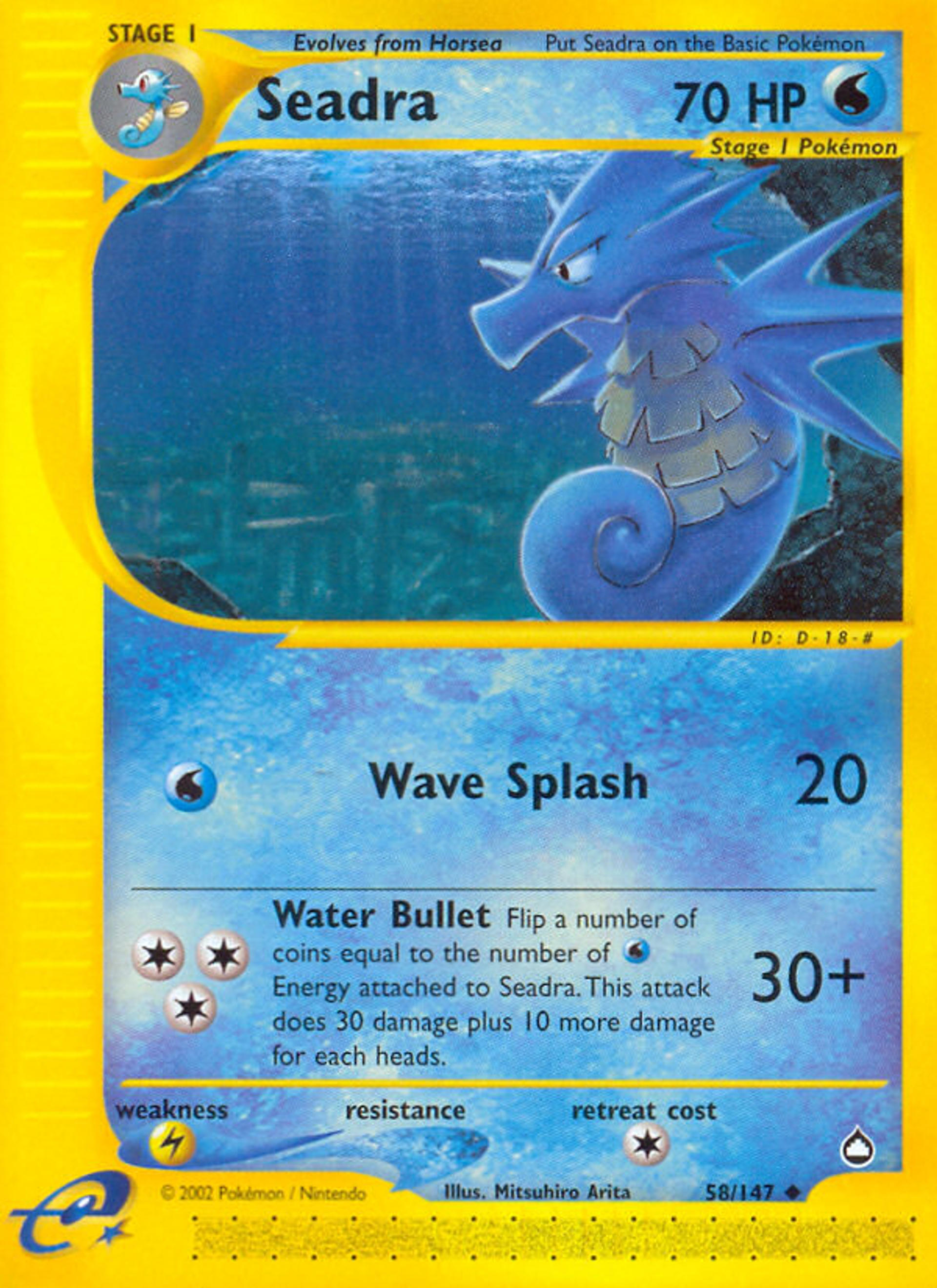 Seadra — Aquapolis — Pokemon