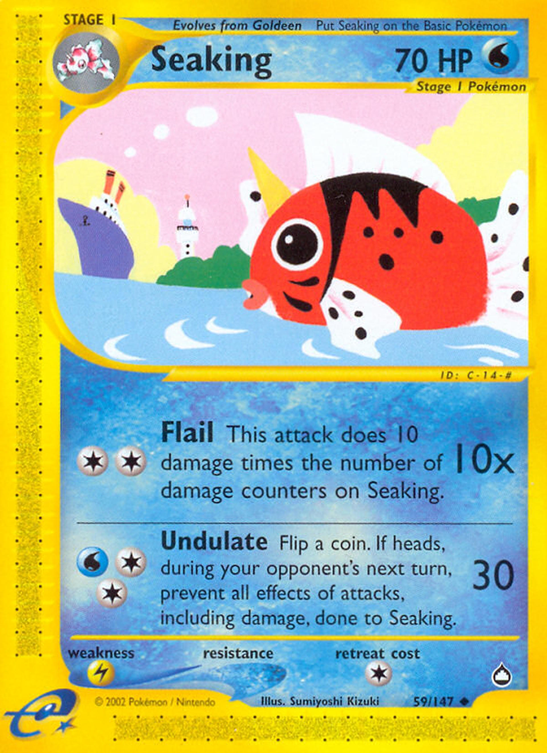 Seaking — Aquapolis — Pokemon