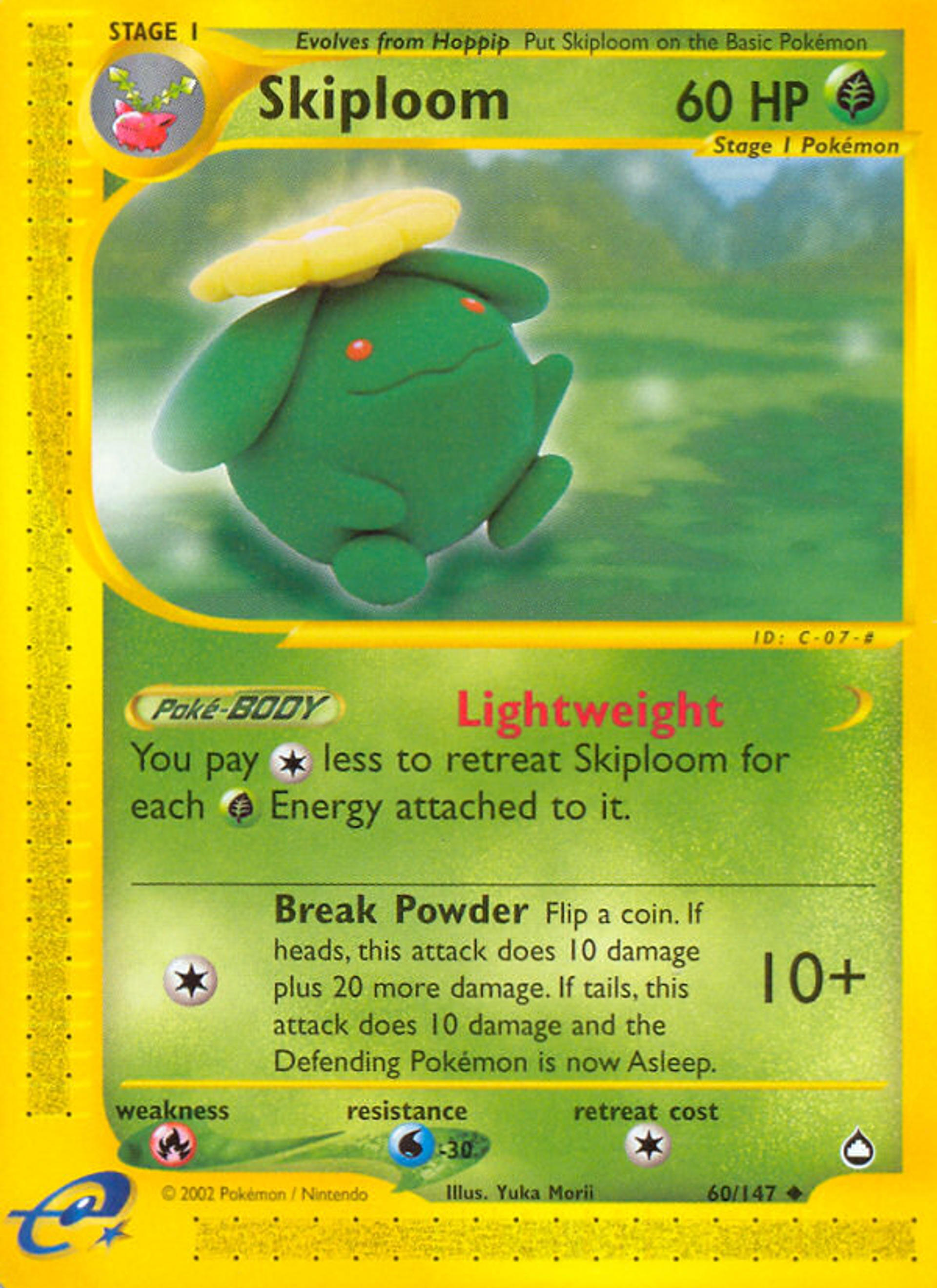 Skiploom — Aquapolis — Pokemon