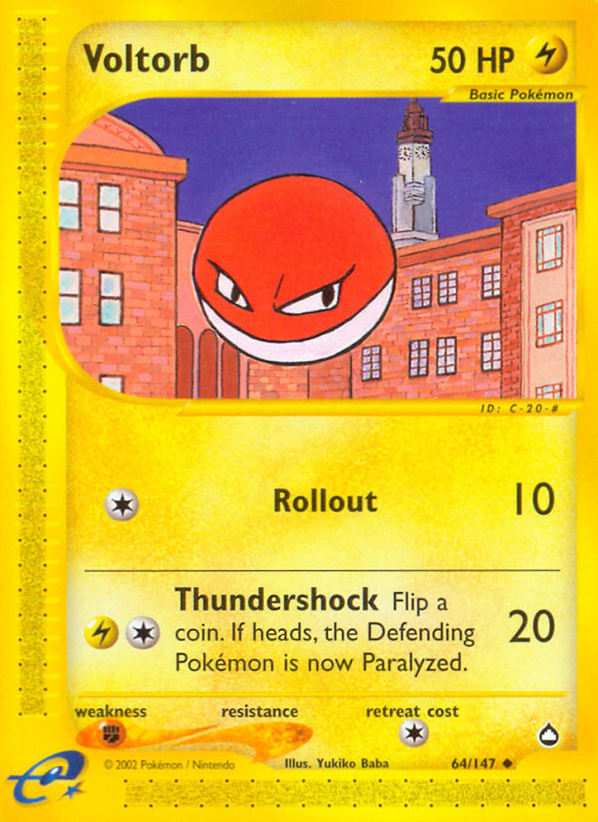 Voltorb — Aquapolis — Pokemon