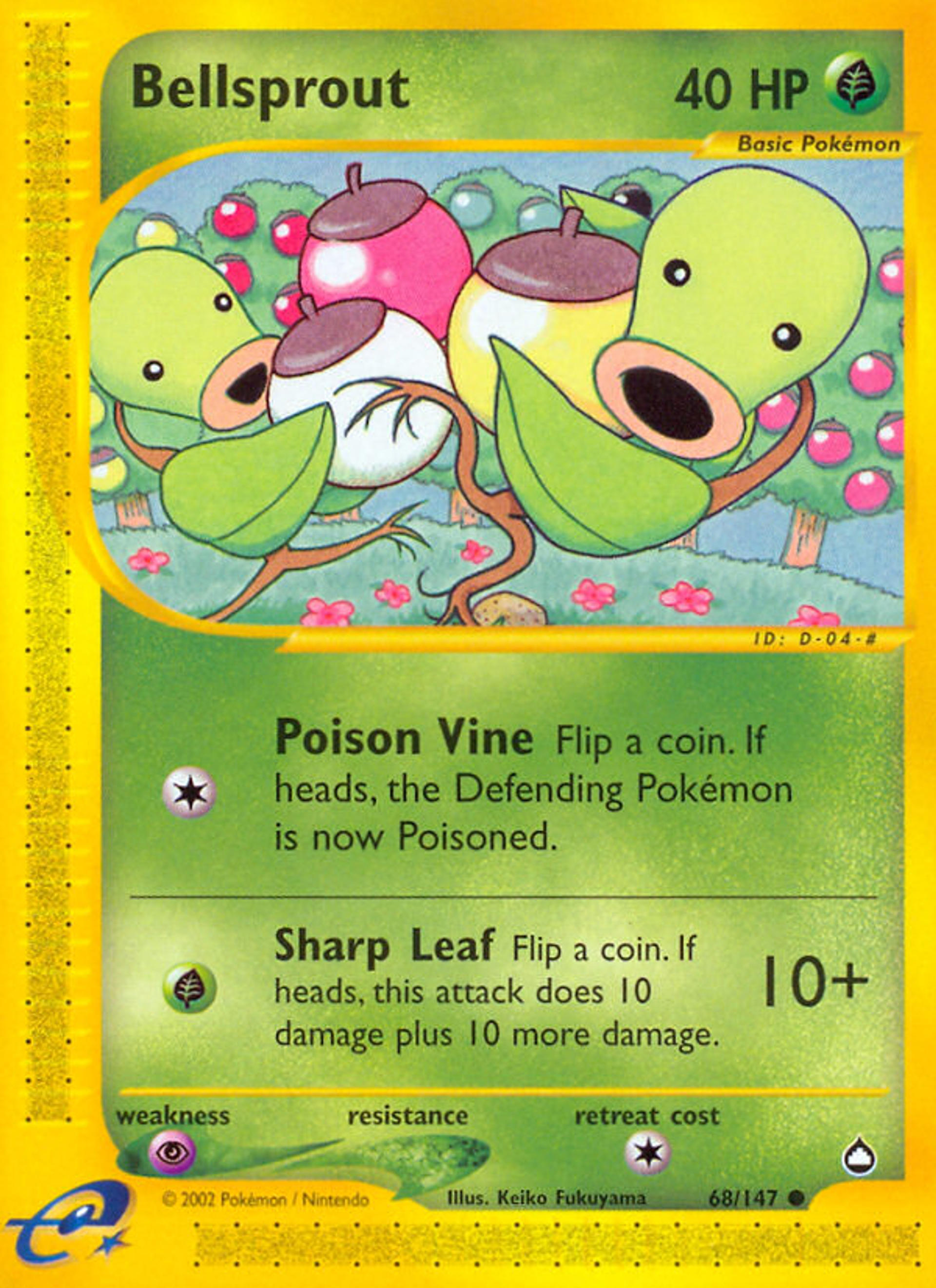 Bellsprout — Aquapolis — Pokemon