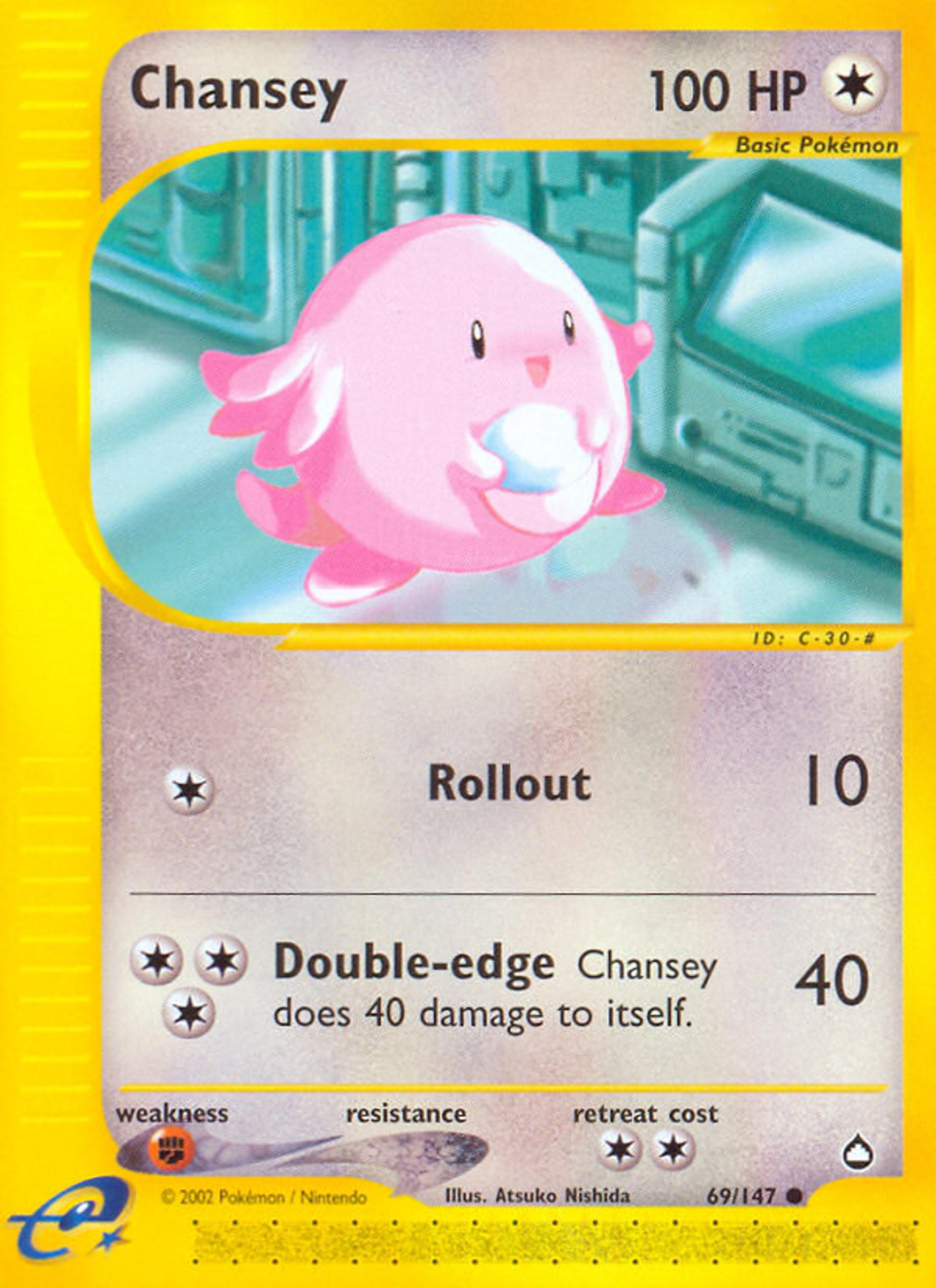 Chansey — Aquapolis — Pokemon