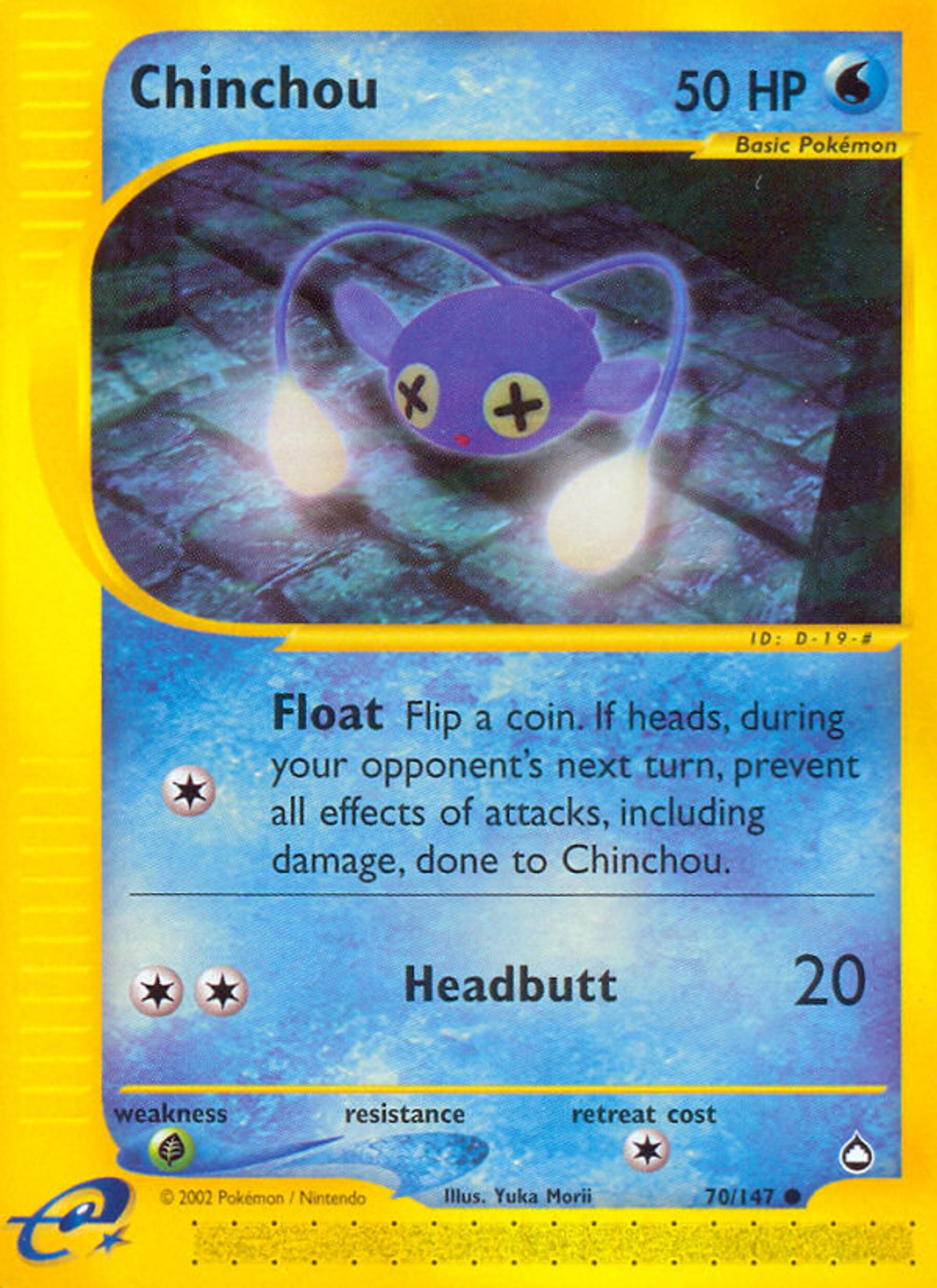 Chinchou — Aquapolis — Pokemon