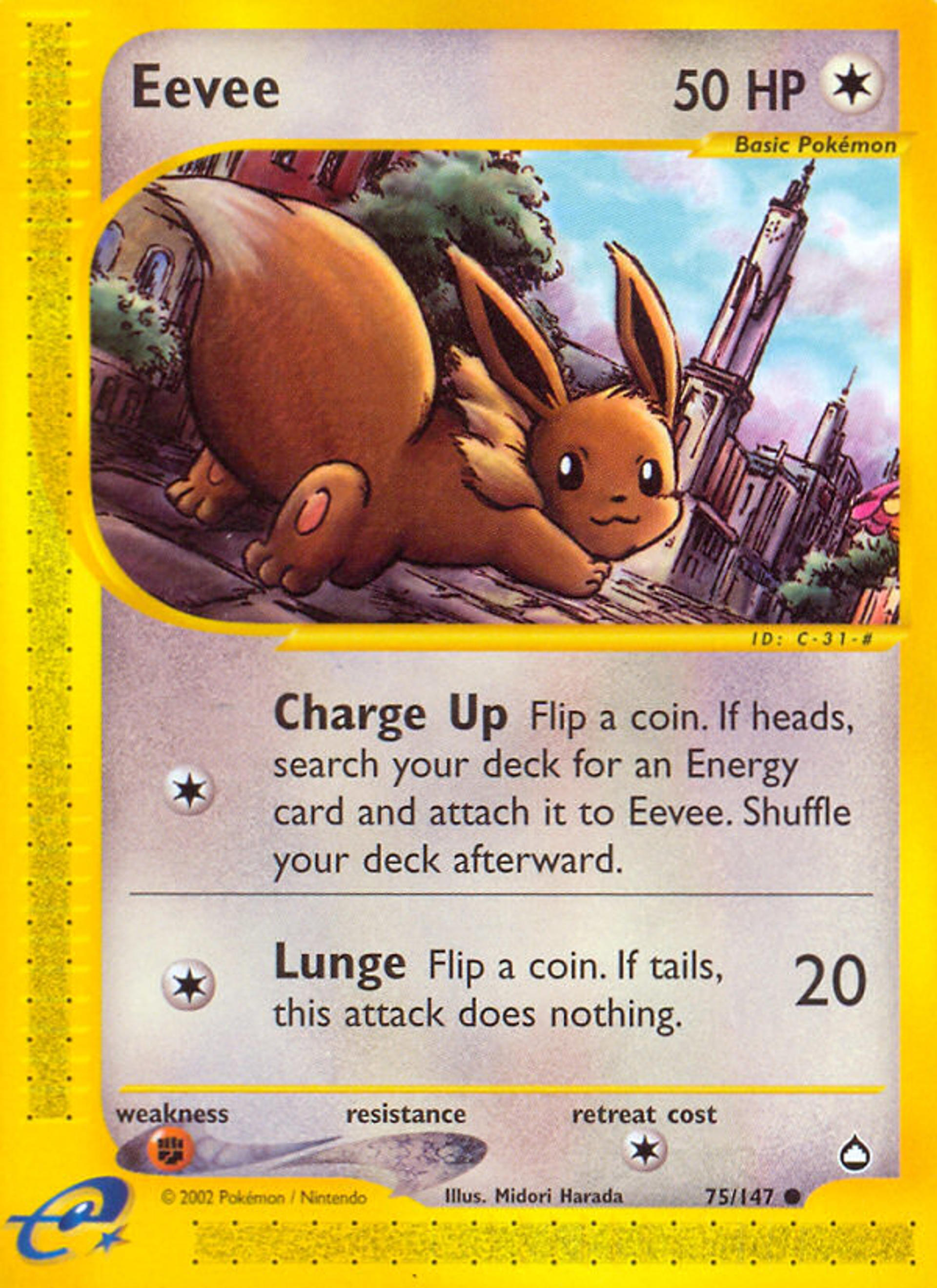 Eevee — Aquapolis — Pokemon