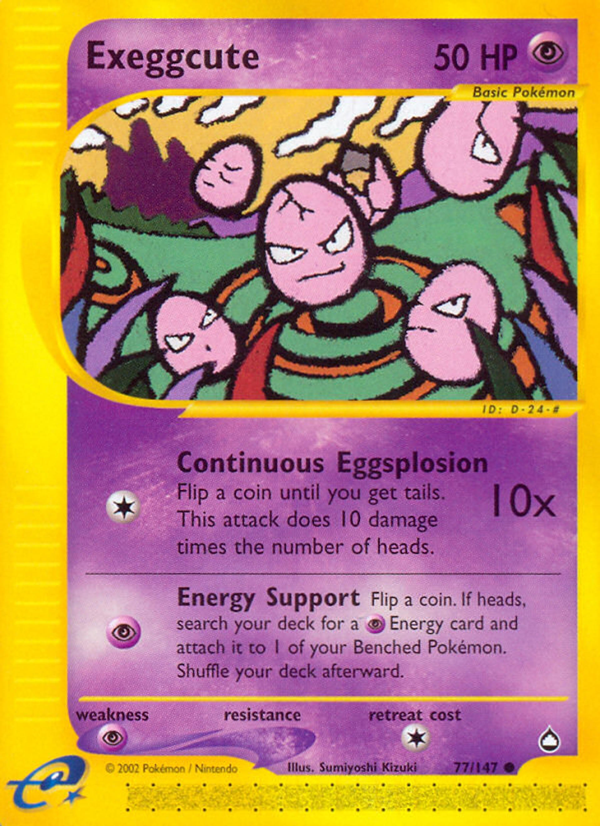 Exeggcute — Aquapolis — Pokemon