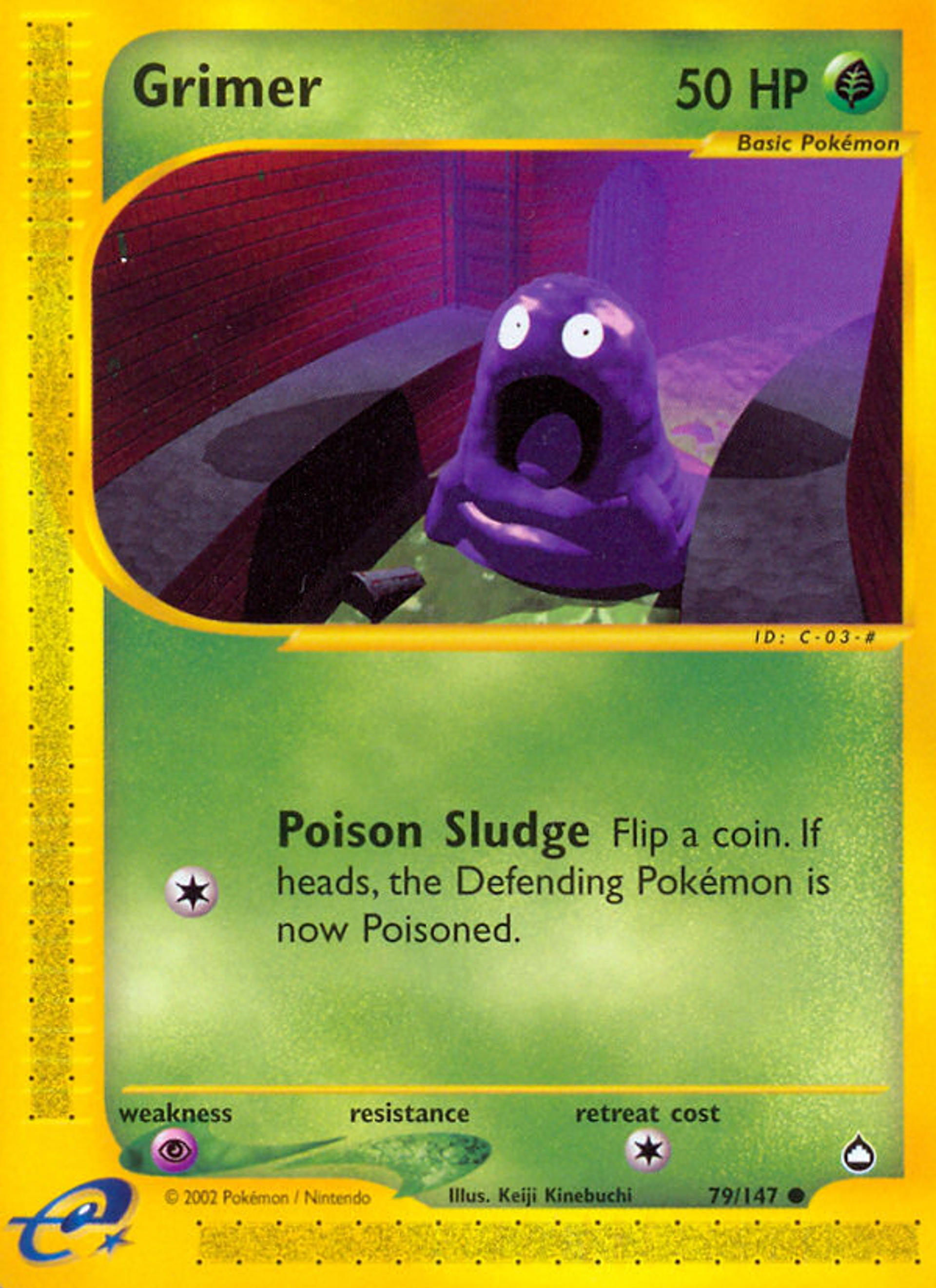 Grimer — Aquapolis — Pokemon