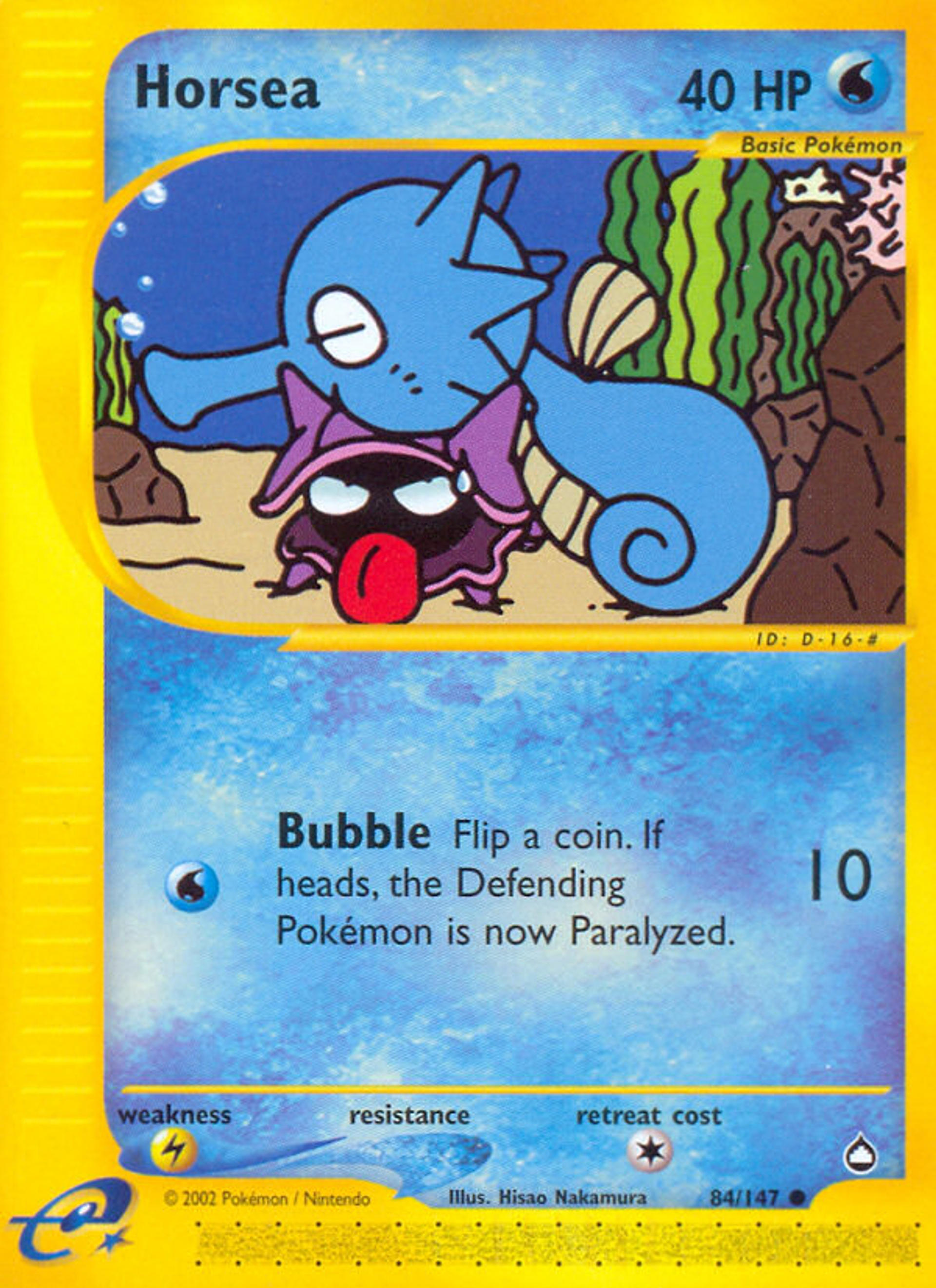 Horsea — Aquapolis — Pokemon