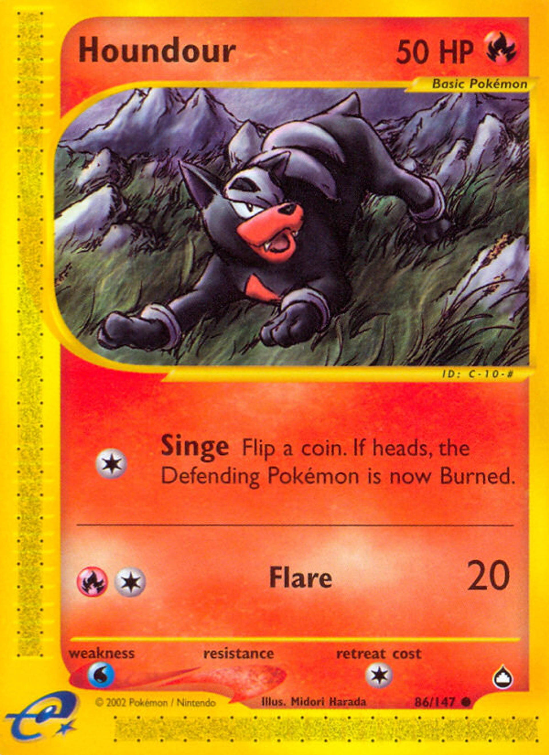 Houndour — Aquapolis — Pokémon