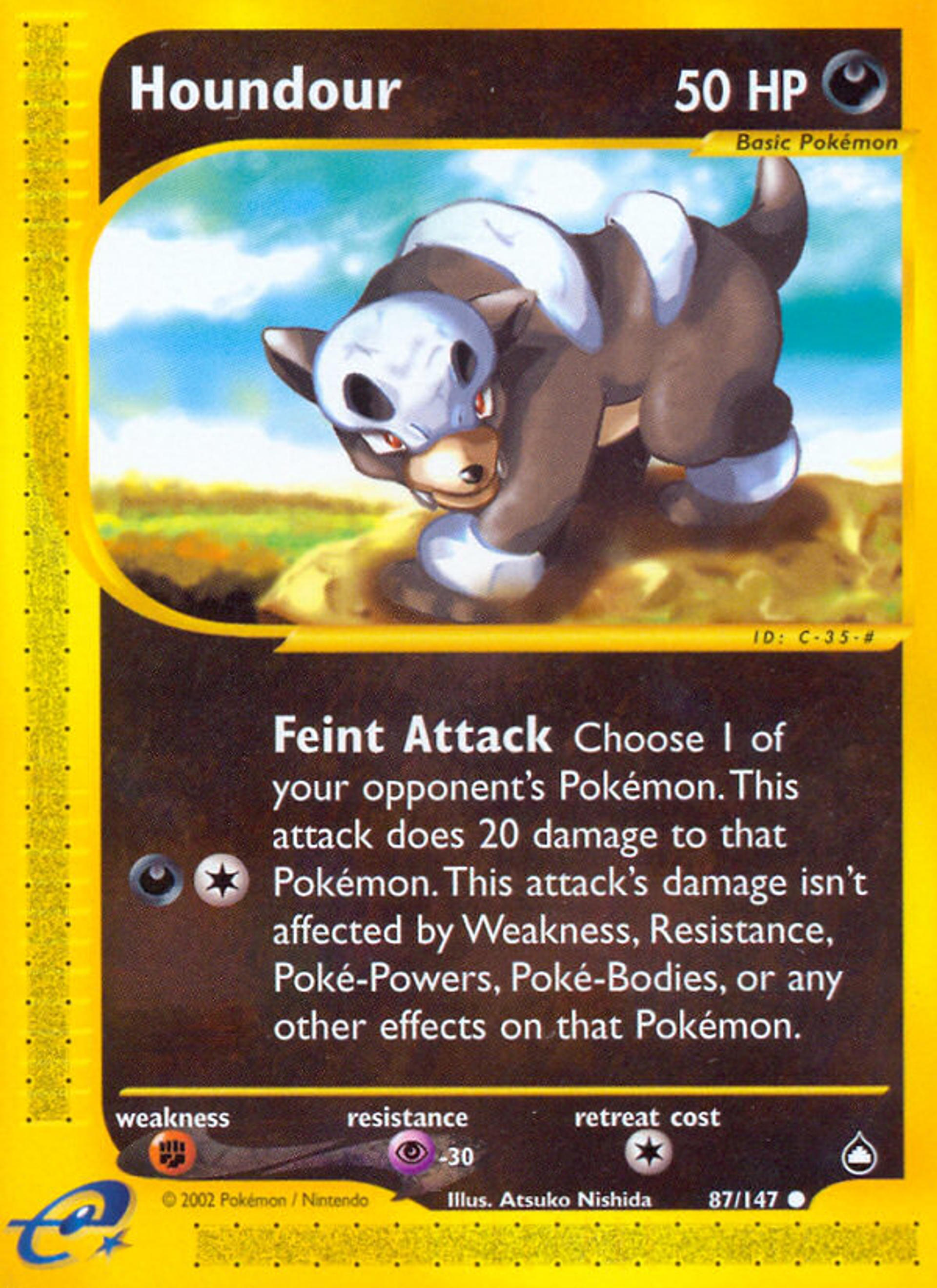 Houndour — Aquapolis — Pokemon
