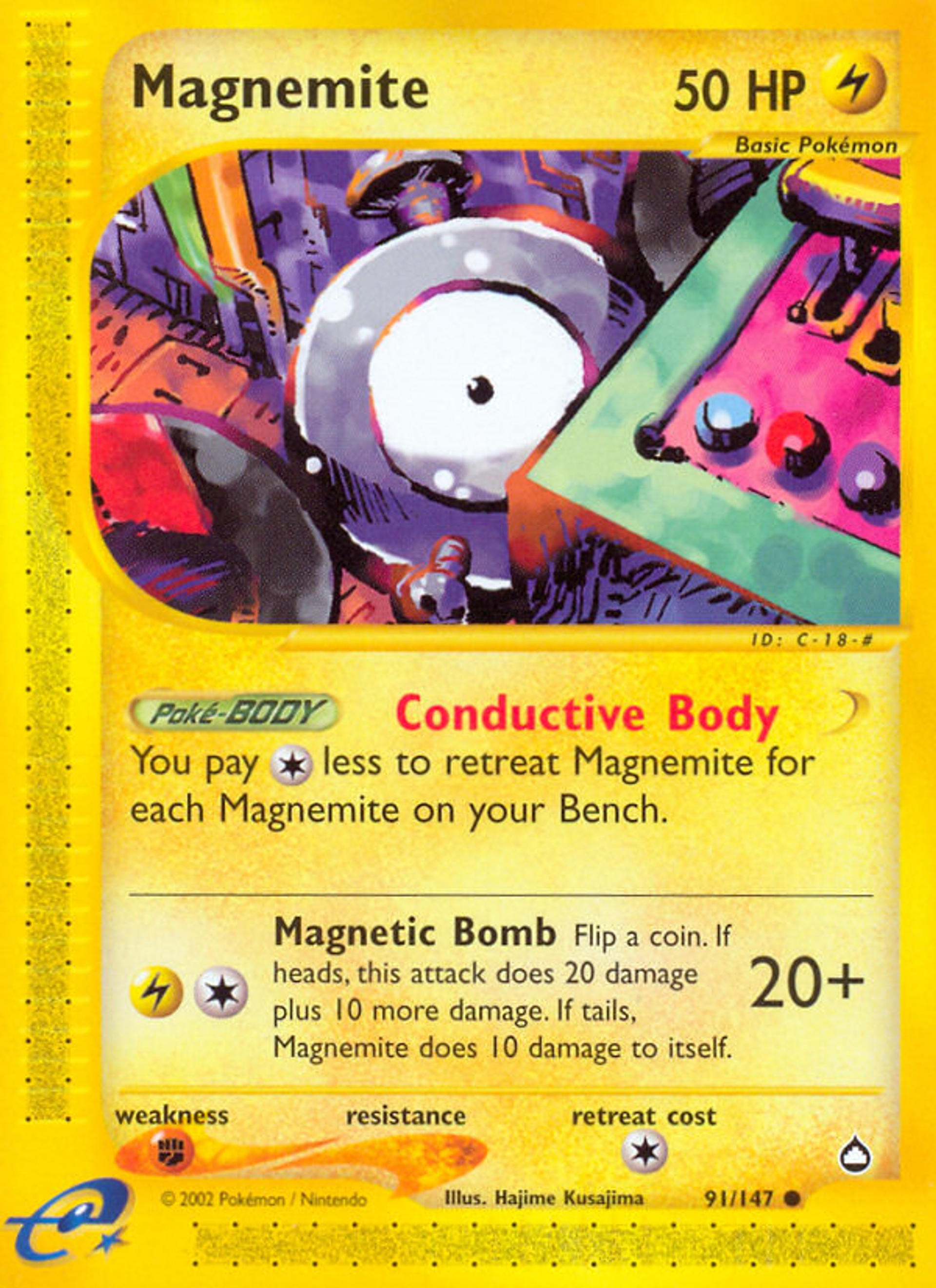 Magnemite — Aquapolis — Pokemon