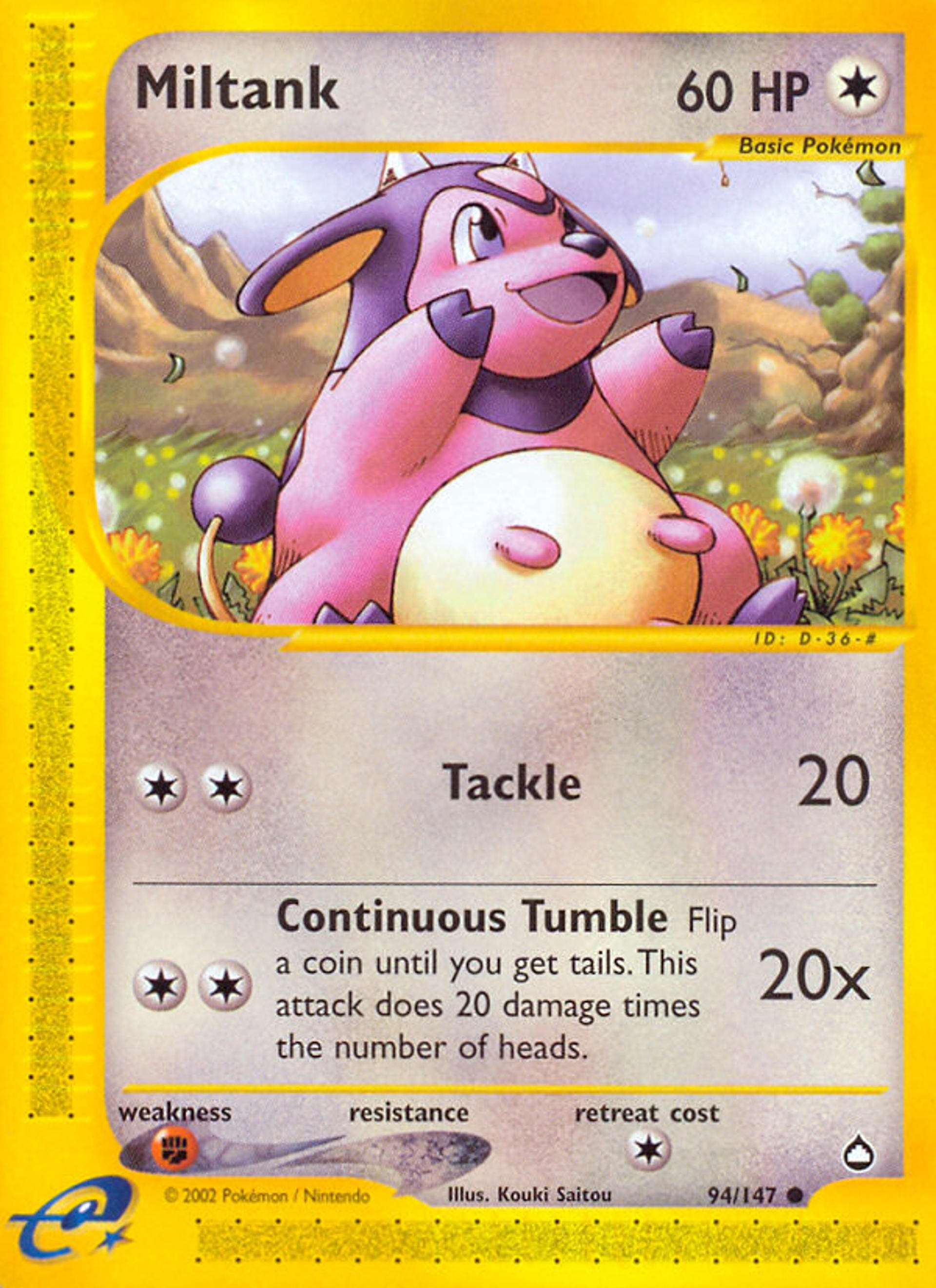 Miltank — Aquapolis — Pokémon