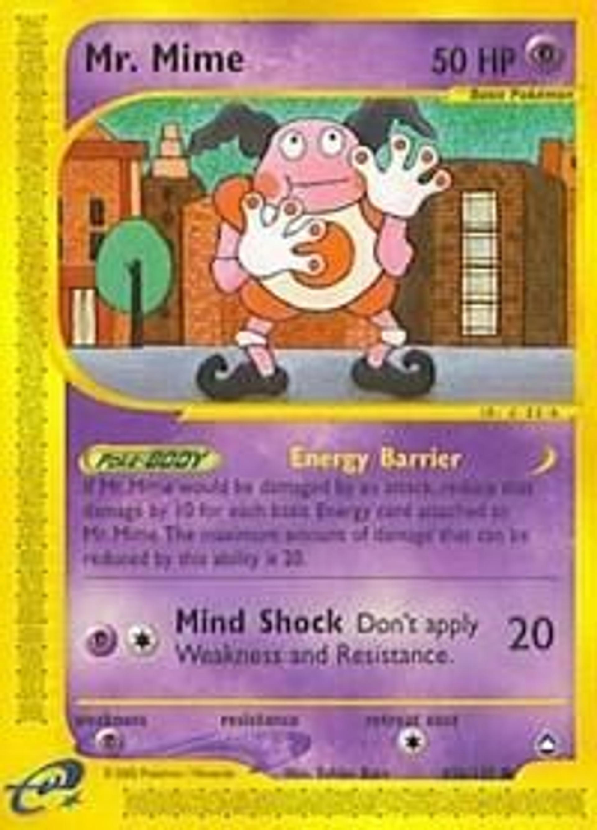 Mr. Mime — Aquapolis — Pokemon