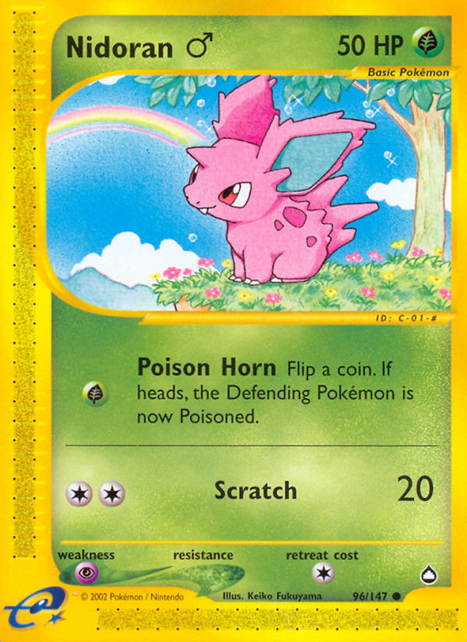 Nidoran M — Aquapolis — Pokémon