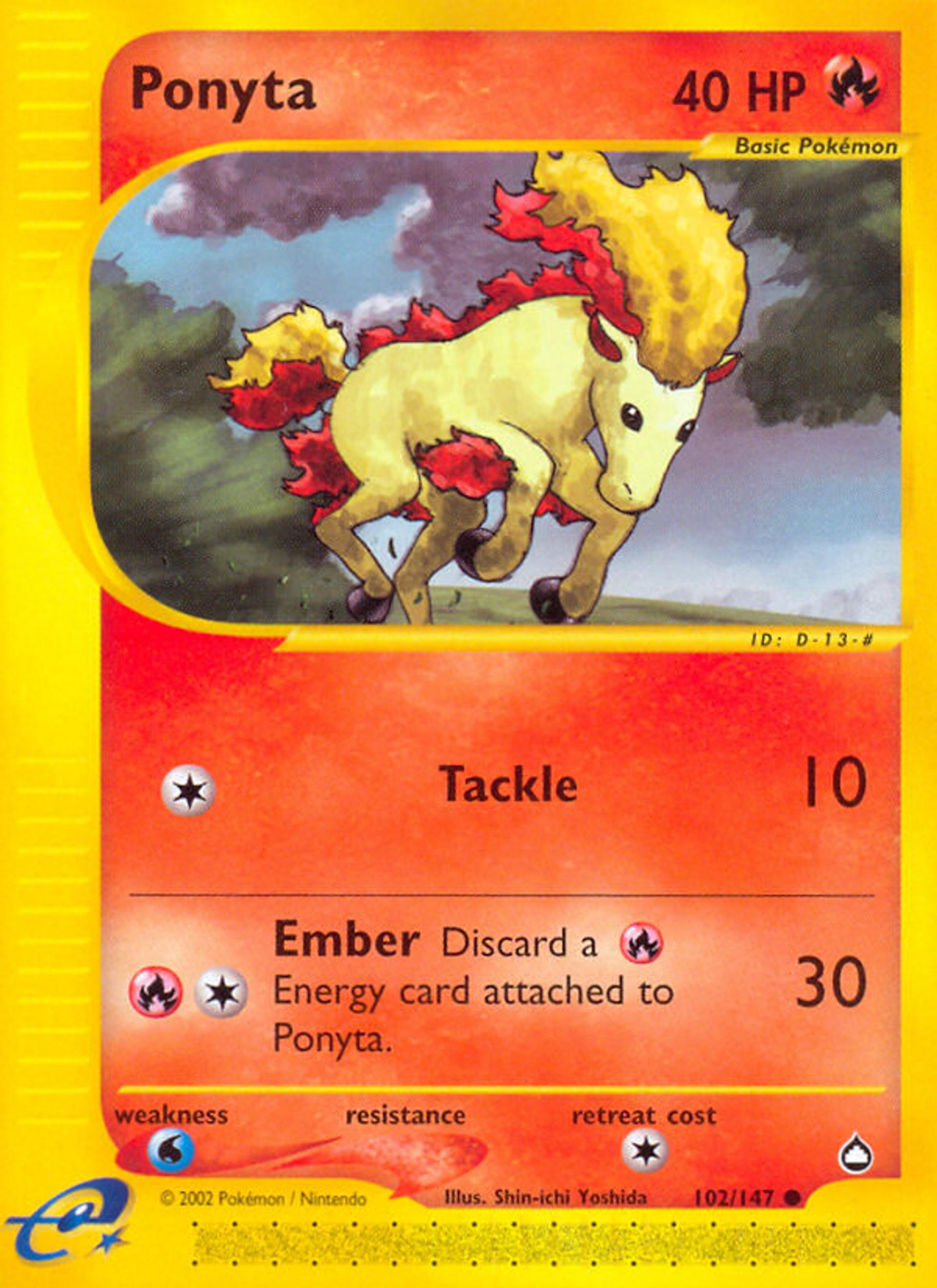 Ponyta — Aquapolis — Pokemon