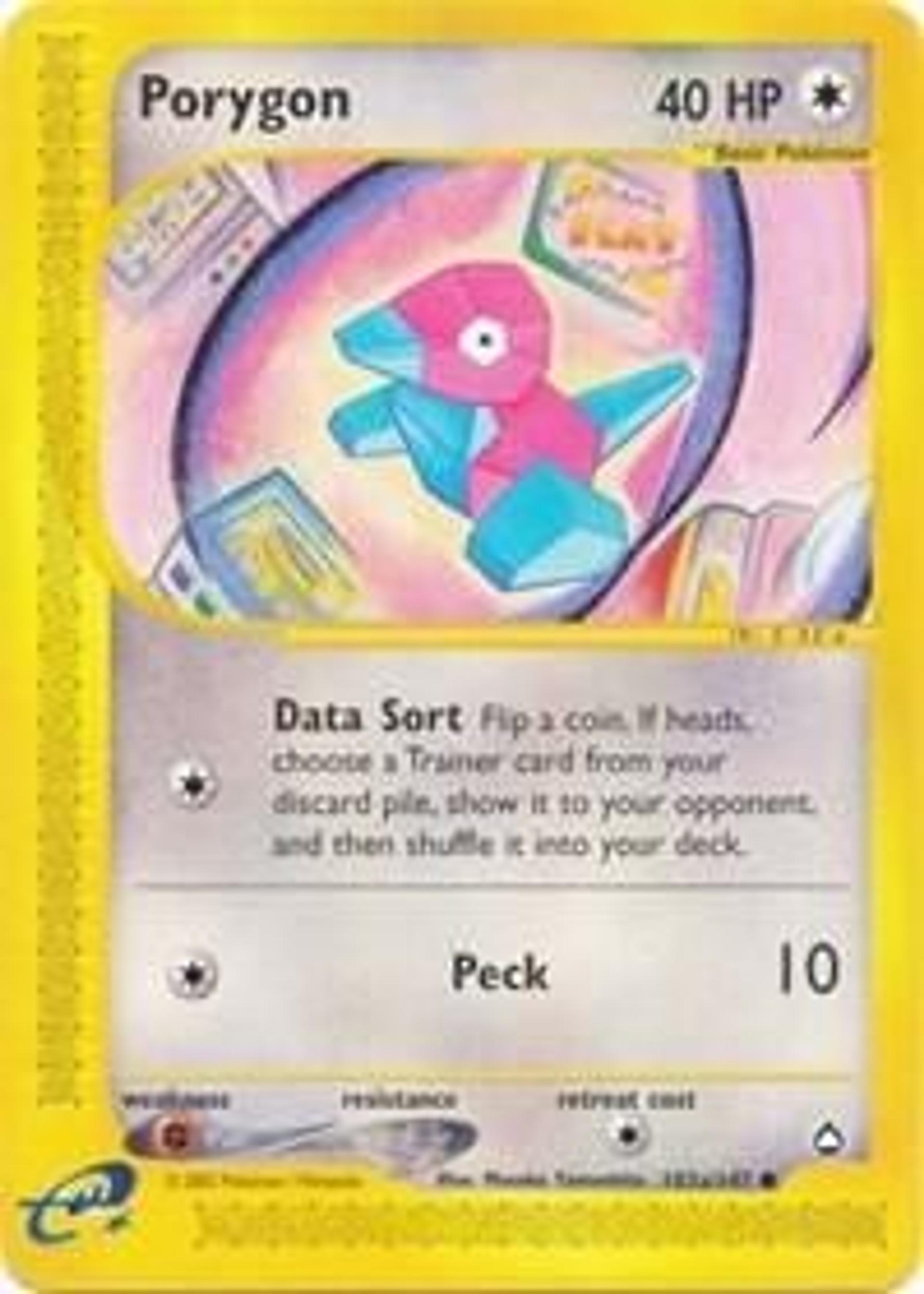 Porygon — Aquapolis — Pokemon