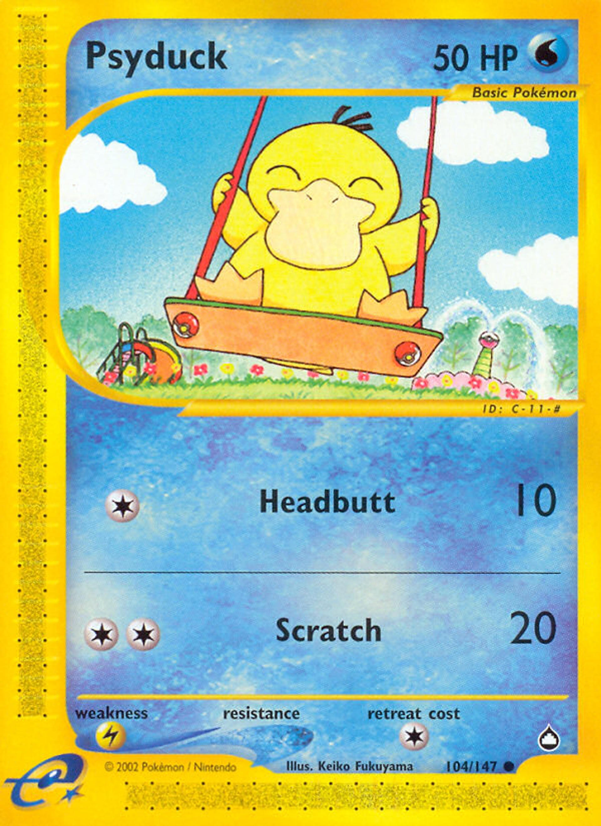 Psyduck — Aquapolis — Pokemon