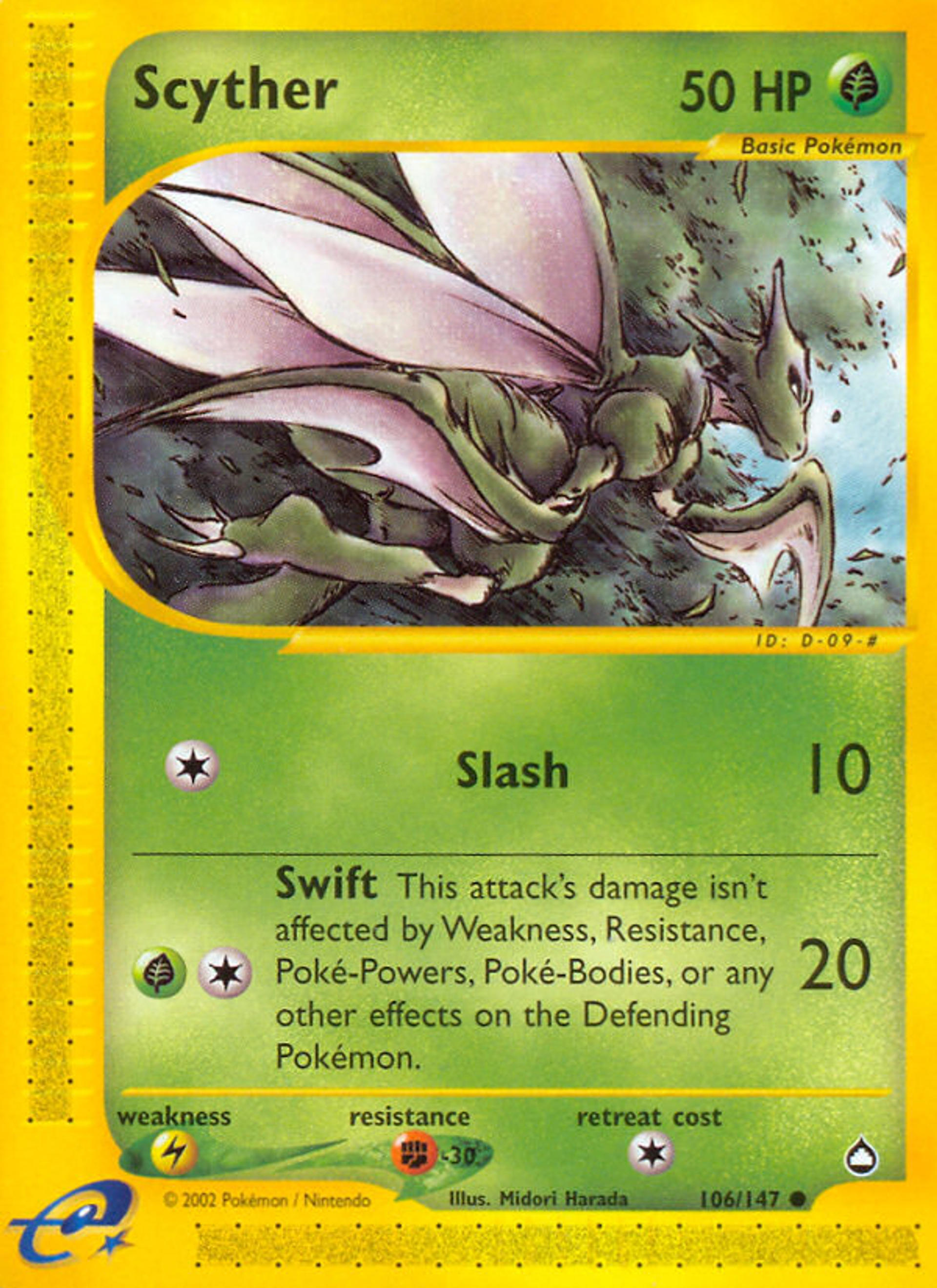 Scyther — Aquapolis — Pokemon