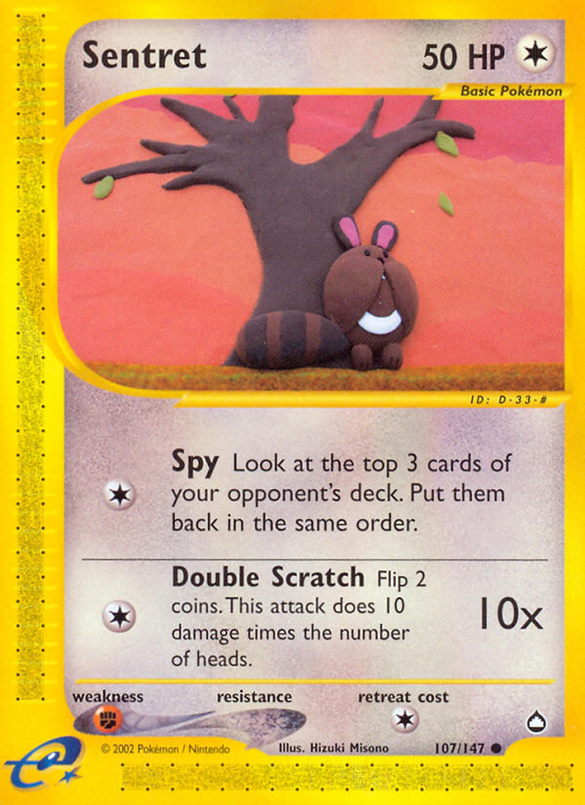 Sentret — Aquapolis — Pokemon