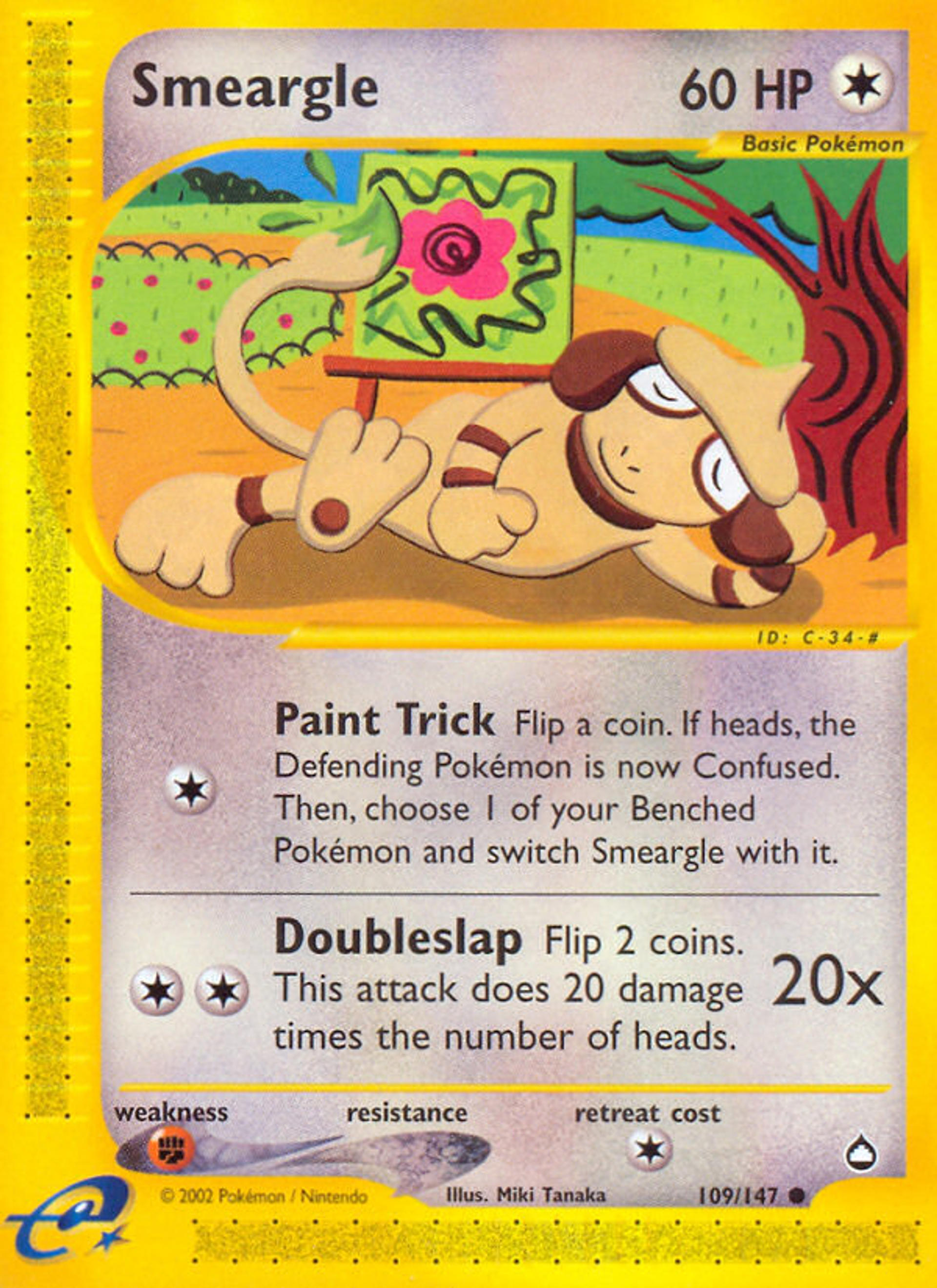 Smeargle — Aquapolis — Pokemon