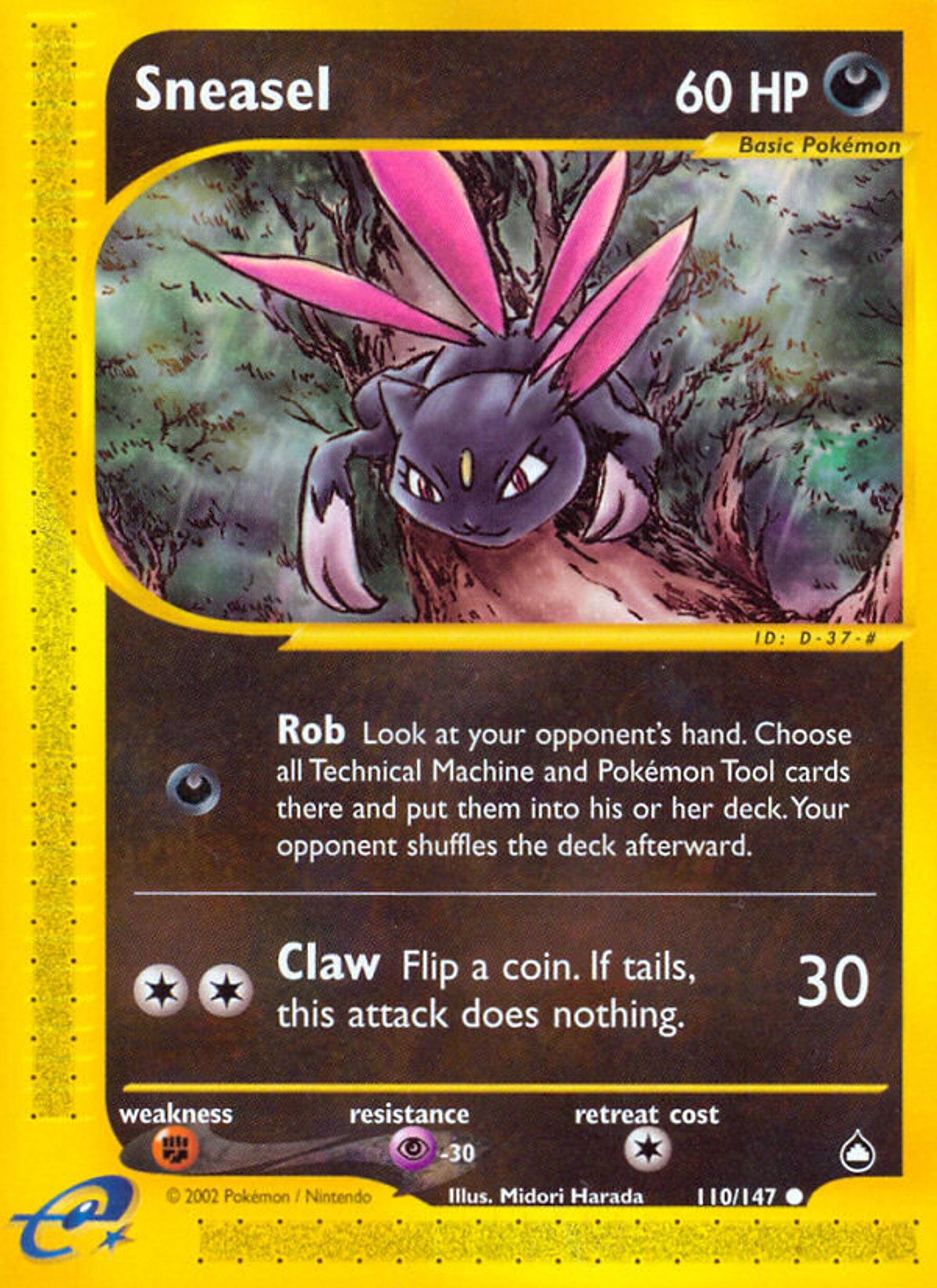 Sneasel — Aquapolis — Pokemon