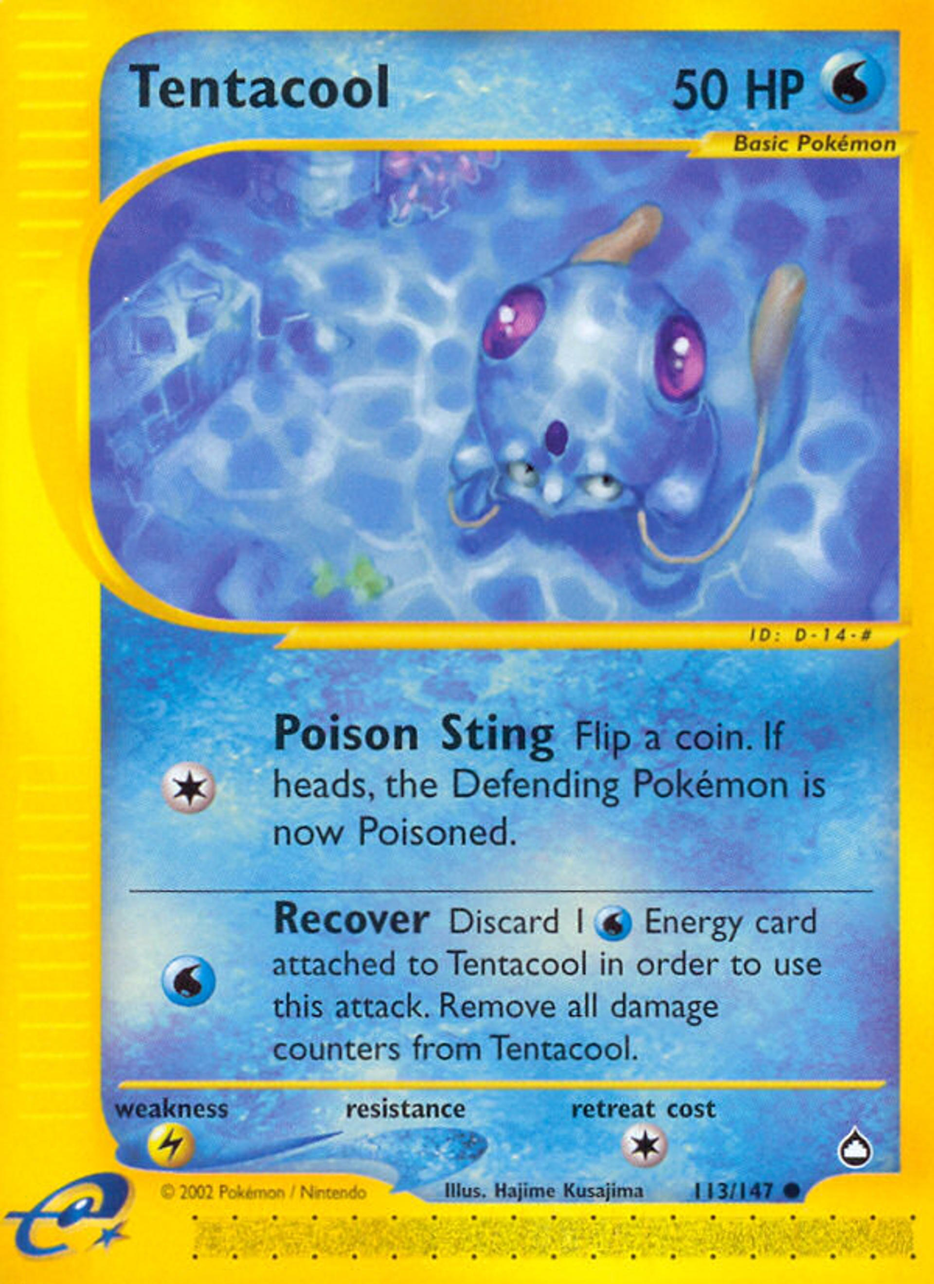 Tentacool — Aquapolis — Pokemon